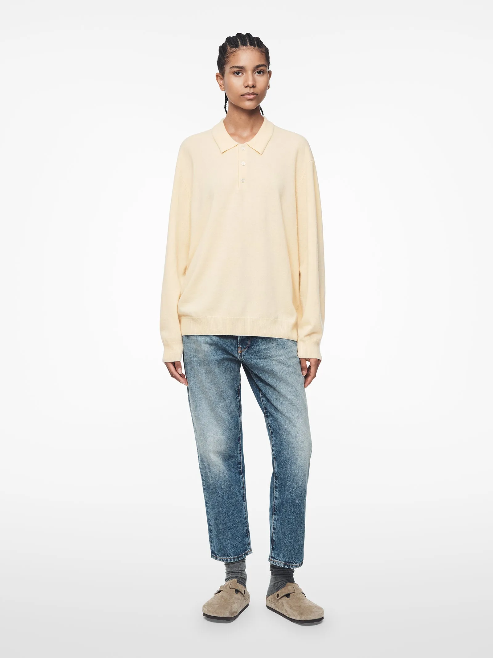 Slouchy Polo in Hay sold by 6397