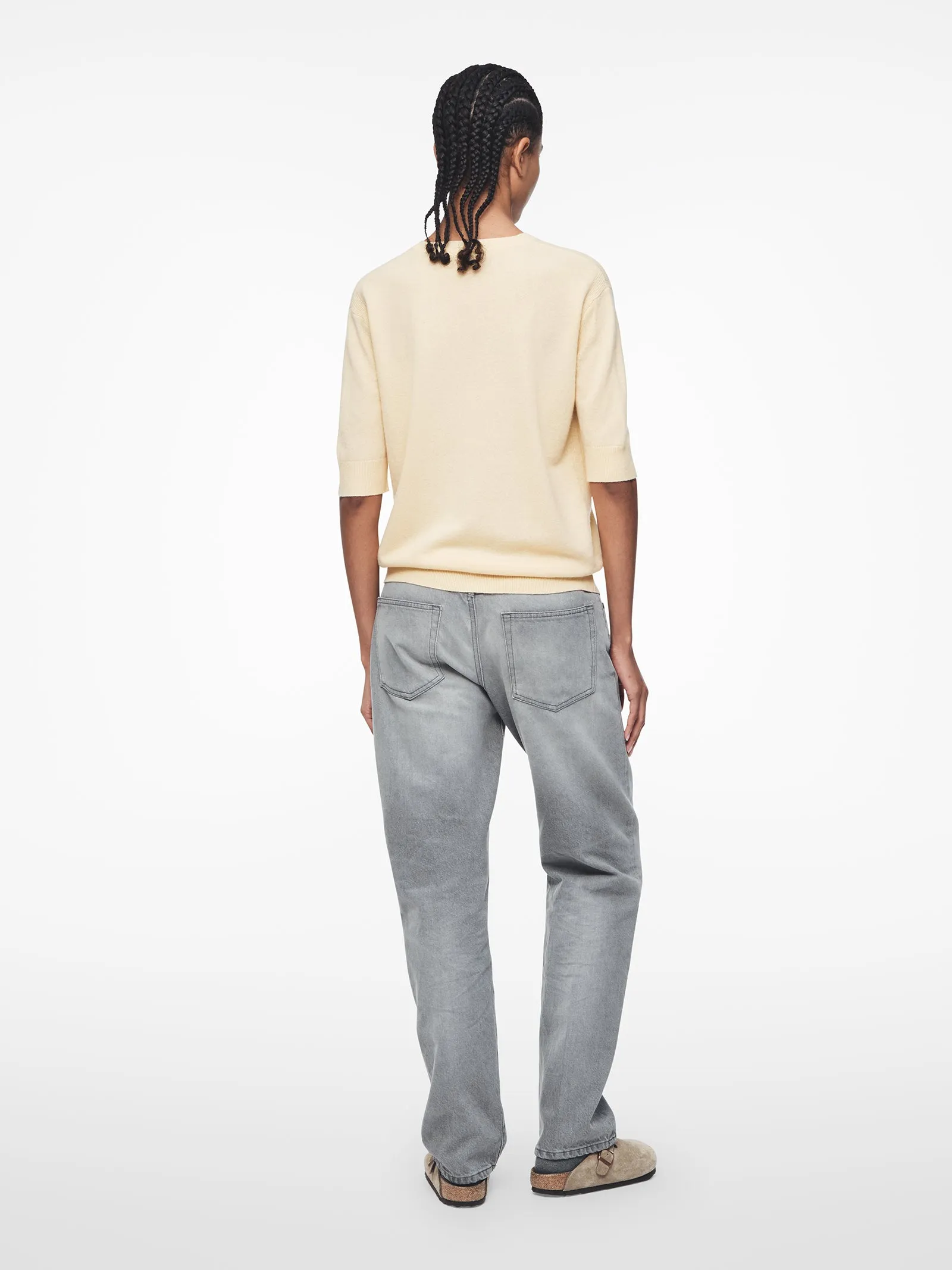 Elbow Sleeve V-Neck in Hay sold by 6397 product image thumbnail 3