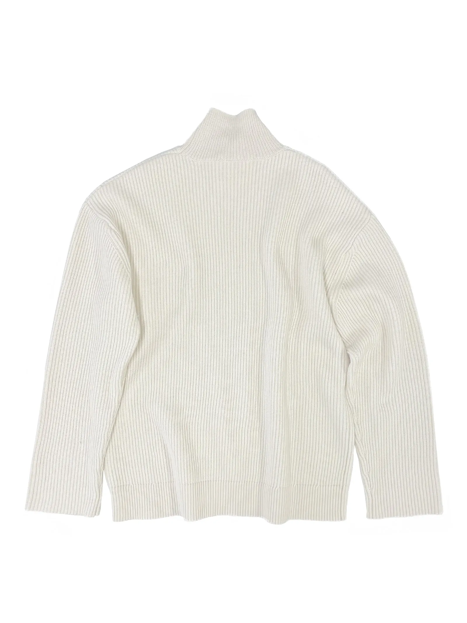 Cotton Cashmere Ribbed Mockneck in Ivory sold by 6397 product image thumbnail 5