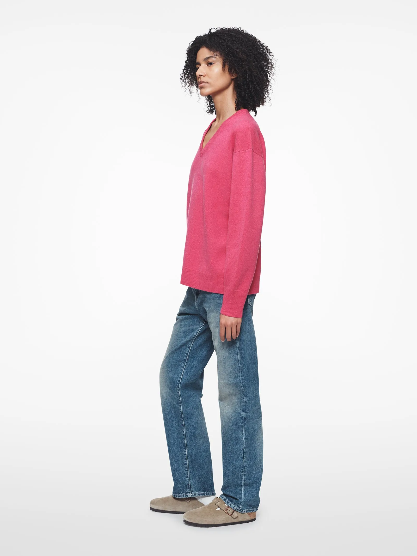 Oversized V-Neck in Punch sold by 6397 product image thumbnail 2