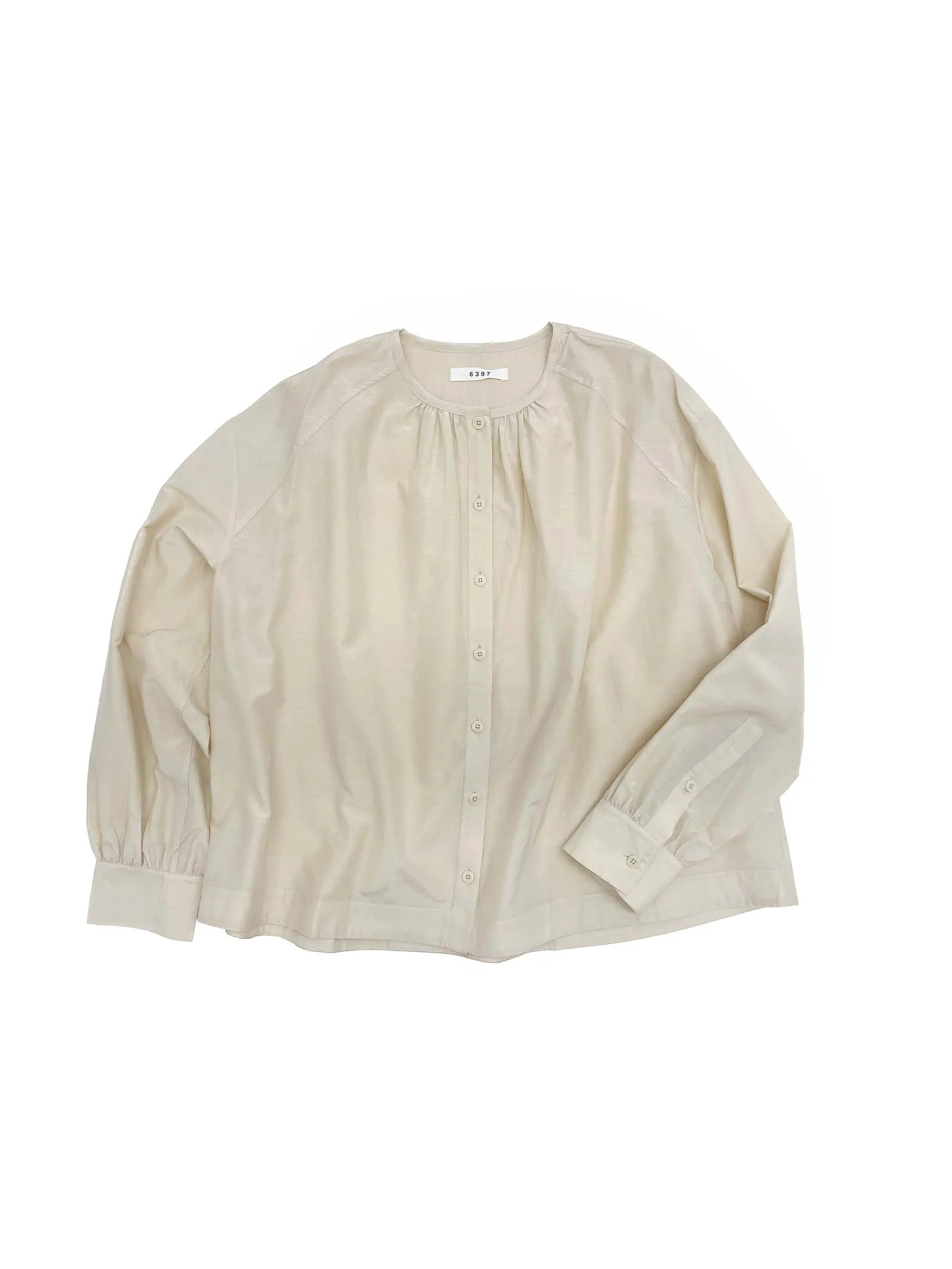 Gathered Neck Top in Sand sold by 6397 product image thumbnail 4