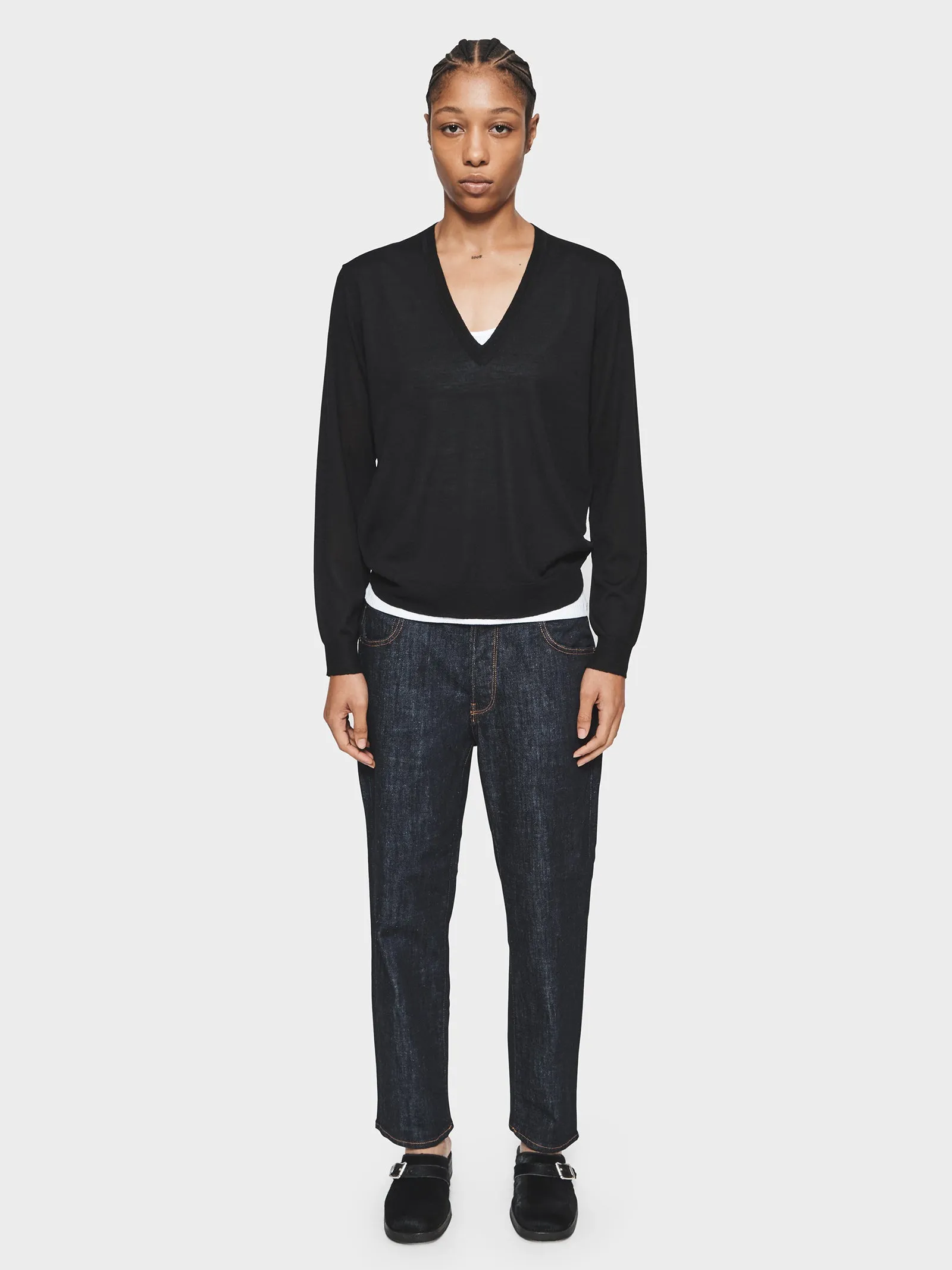 Shorty in Dark Rinse sold by 6397