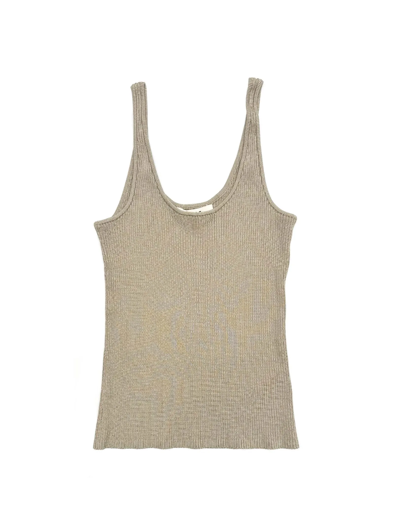 Slinky Rib Tank in Khaki sold by 6397 product image thumbnail 2
