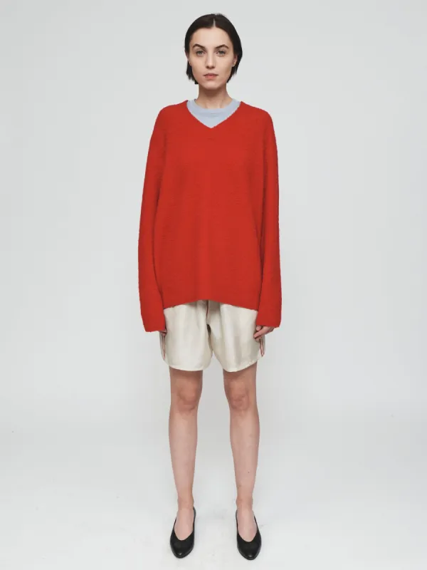 Deconstructed Soccer Short in Chalk sold by 6397