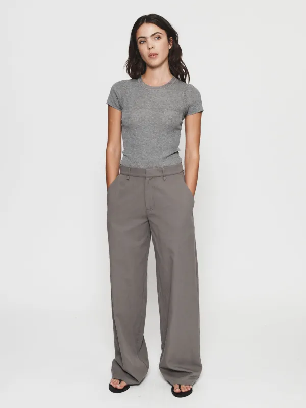 Roomy Trouser Asphalt made by 6397