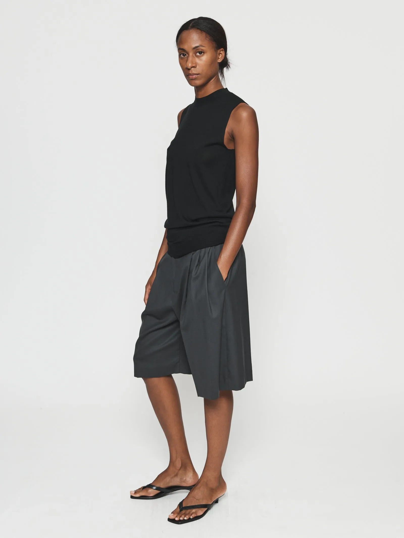 Sleeveless Mock Black sold by 6397 product image thumbnail 2