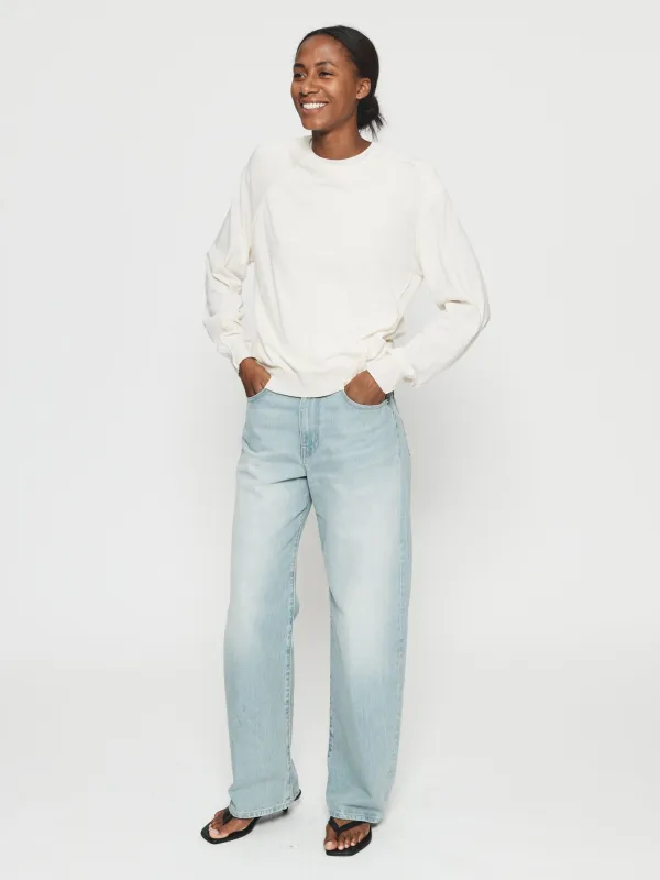 Inside Out Crewneck Natural made by 6397
