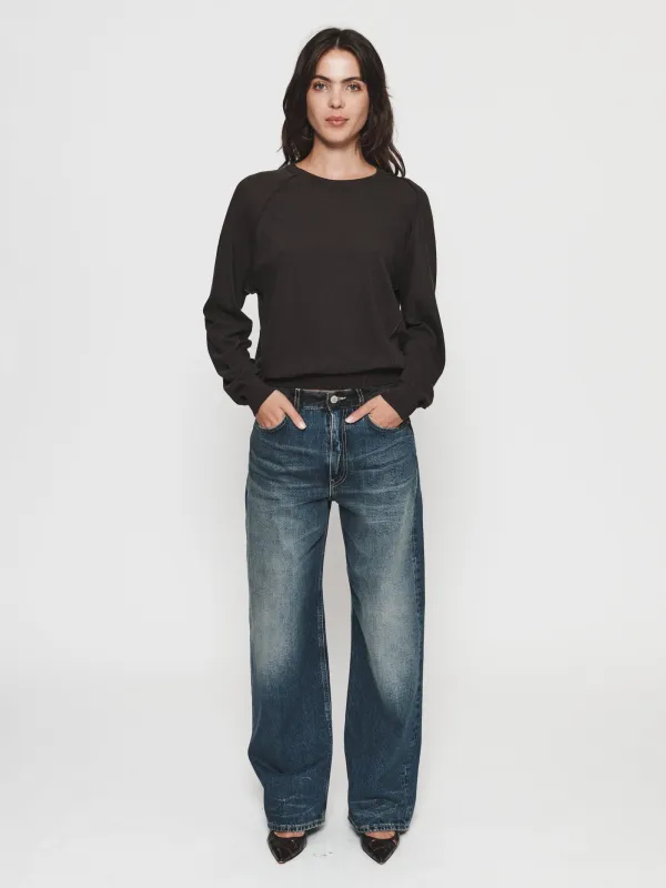 Inside Out Crewneck Espresso made by 6397