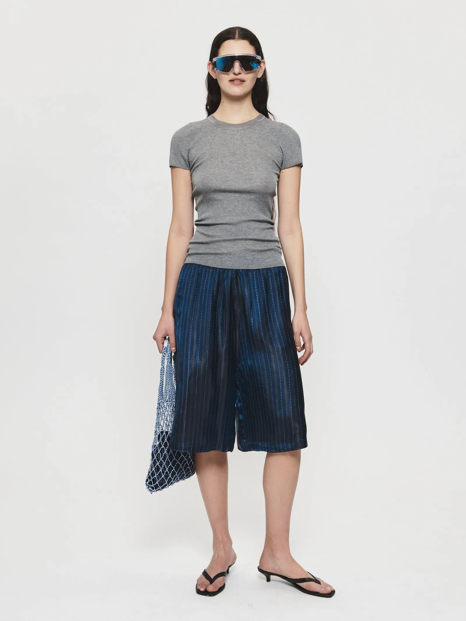 B-Ball Short in Iridescent Stripe sold by 6397