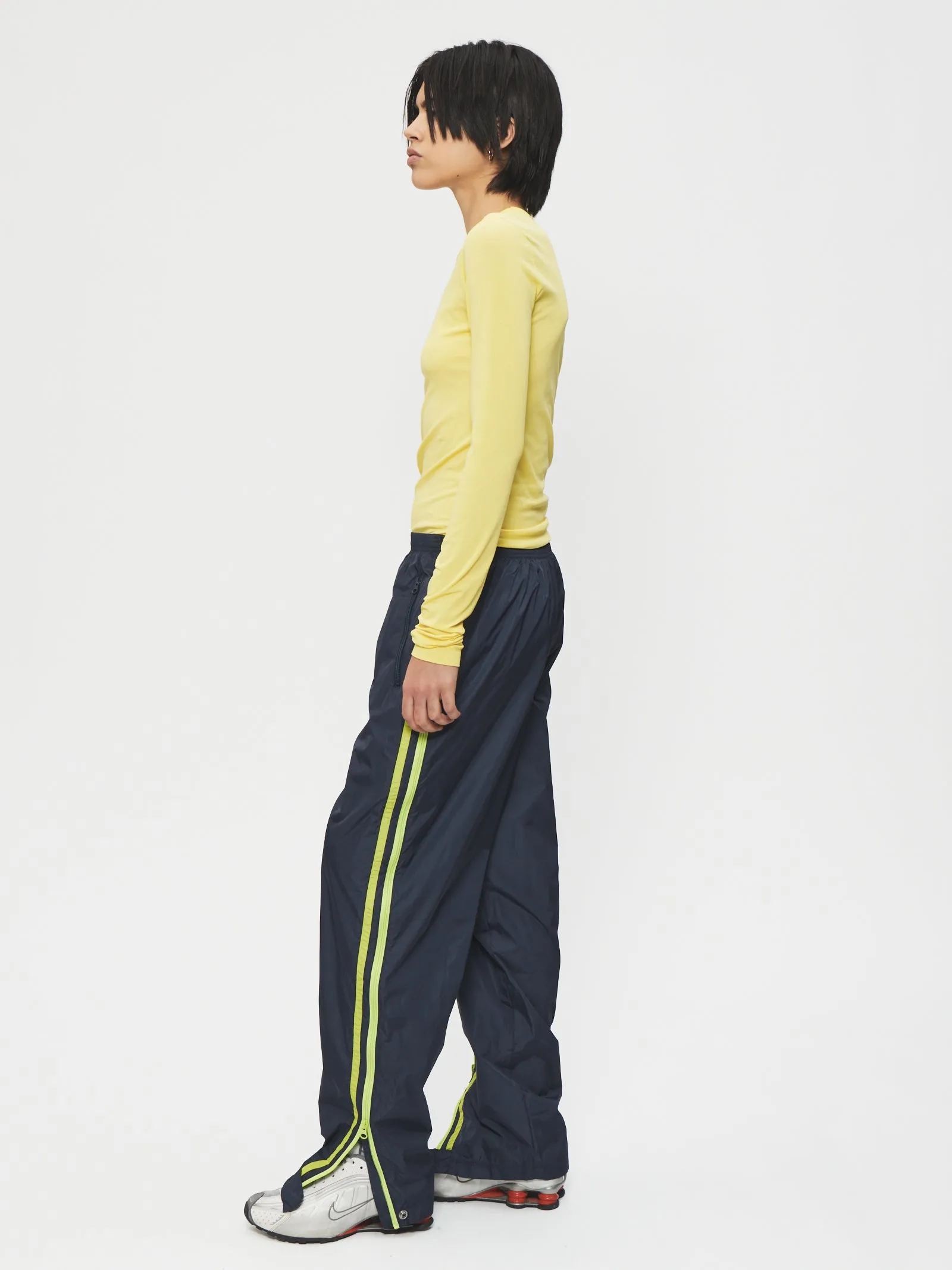 Side Zip Nylon Pant in Navy sold by 6397 product image thumbnail 2