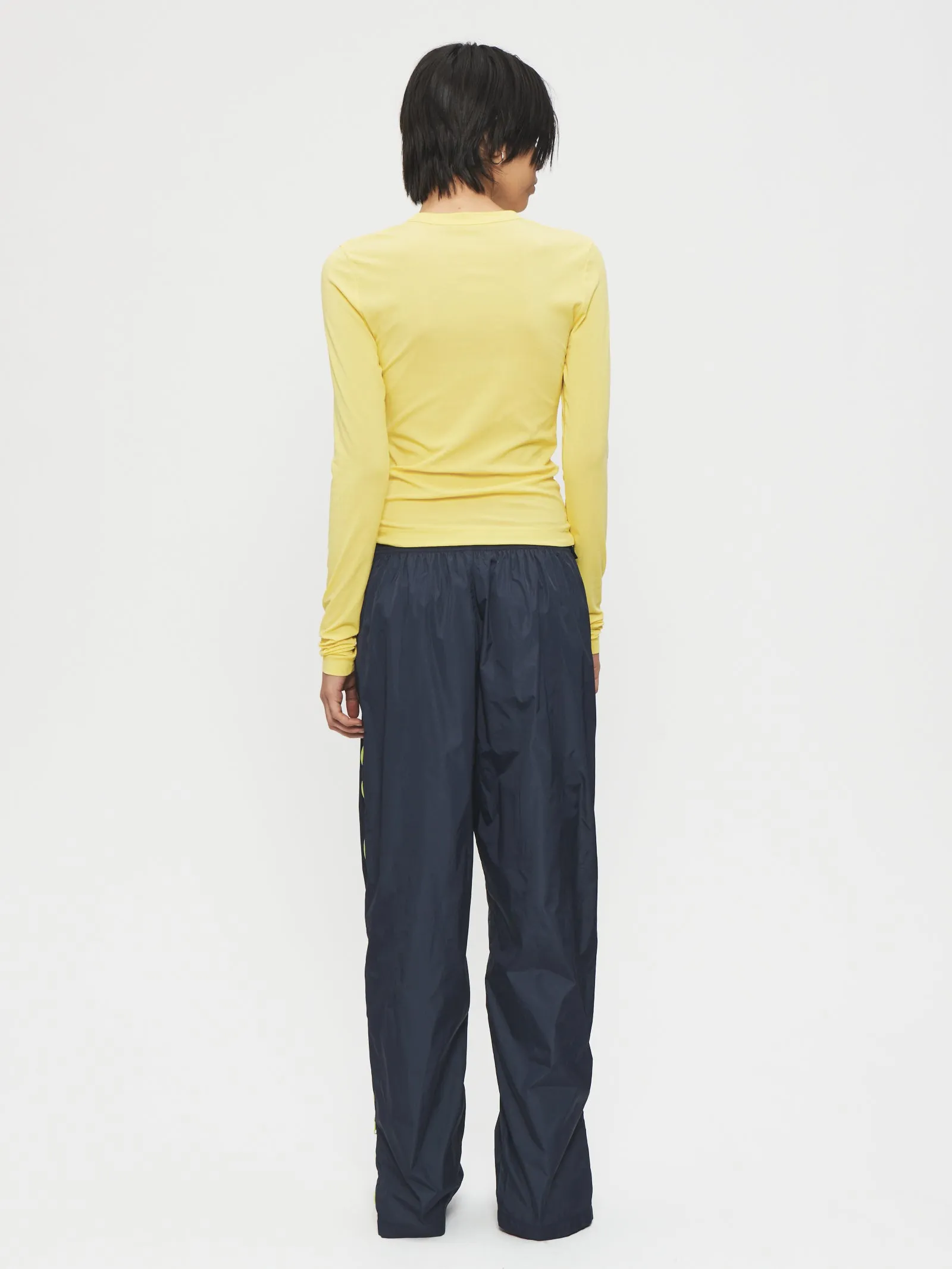 Side Zip Nylon Pant in Navy sold by 6397 product image thumbnail 3