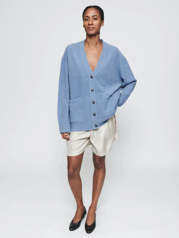 Nubby Cardigan in Sky Blue sold by 6397