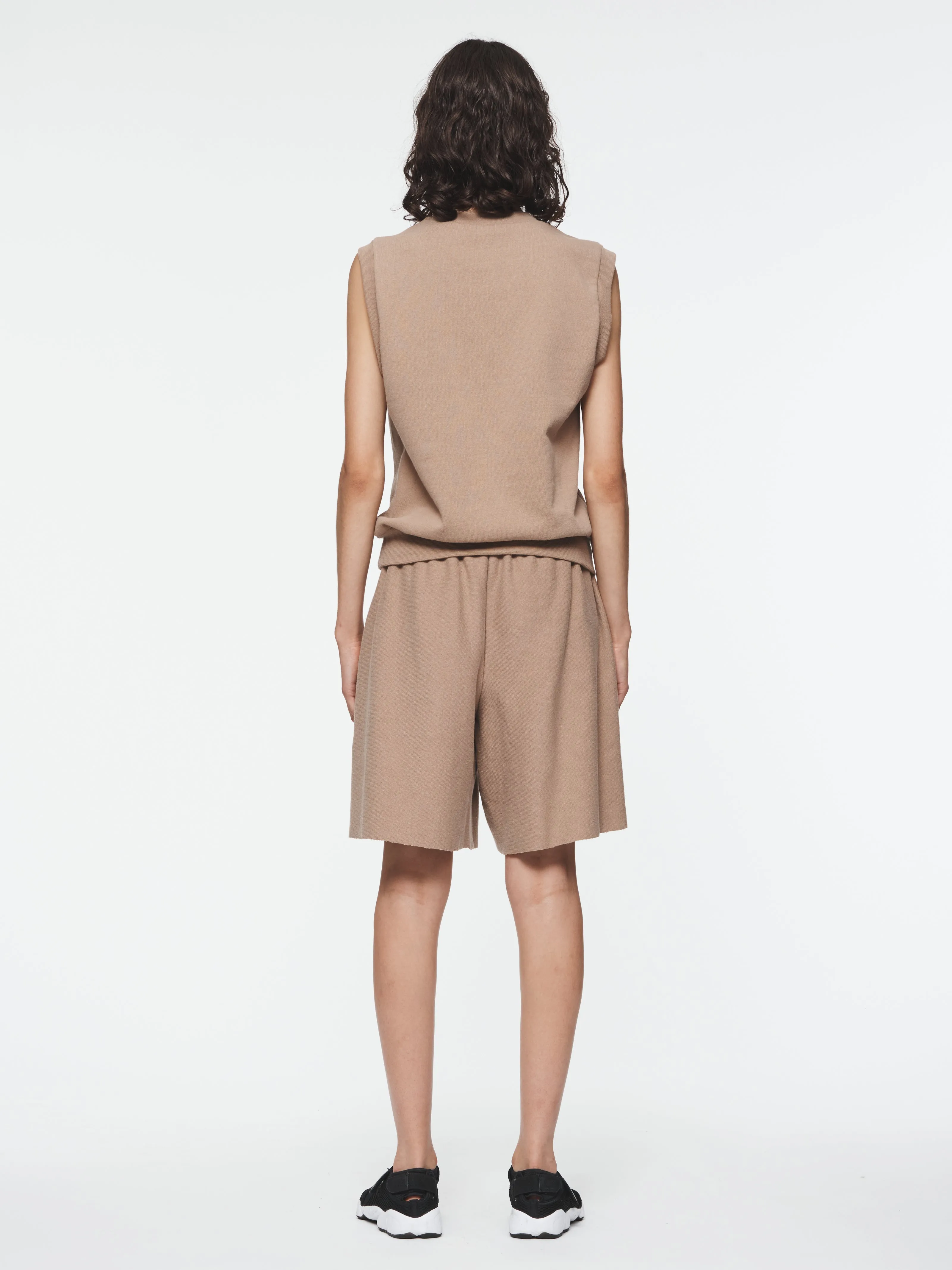 Cut Off Sweat Short in Camel sold by 6397 product image thumbnail 3