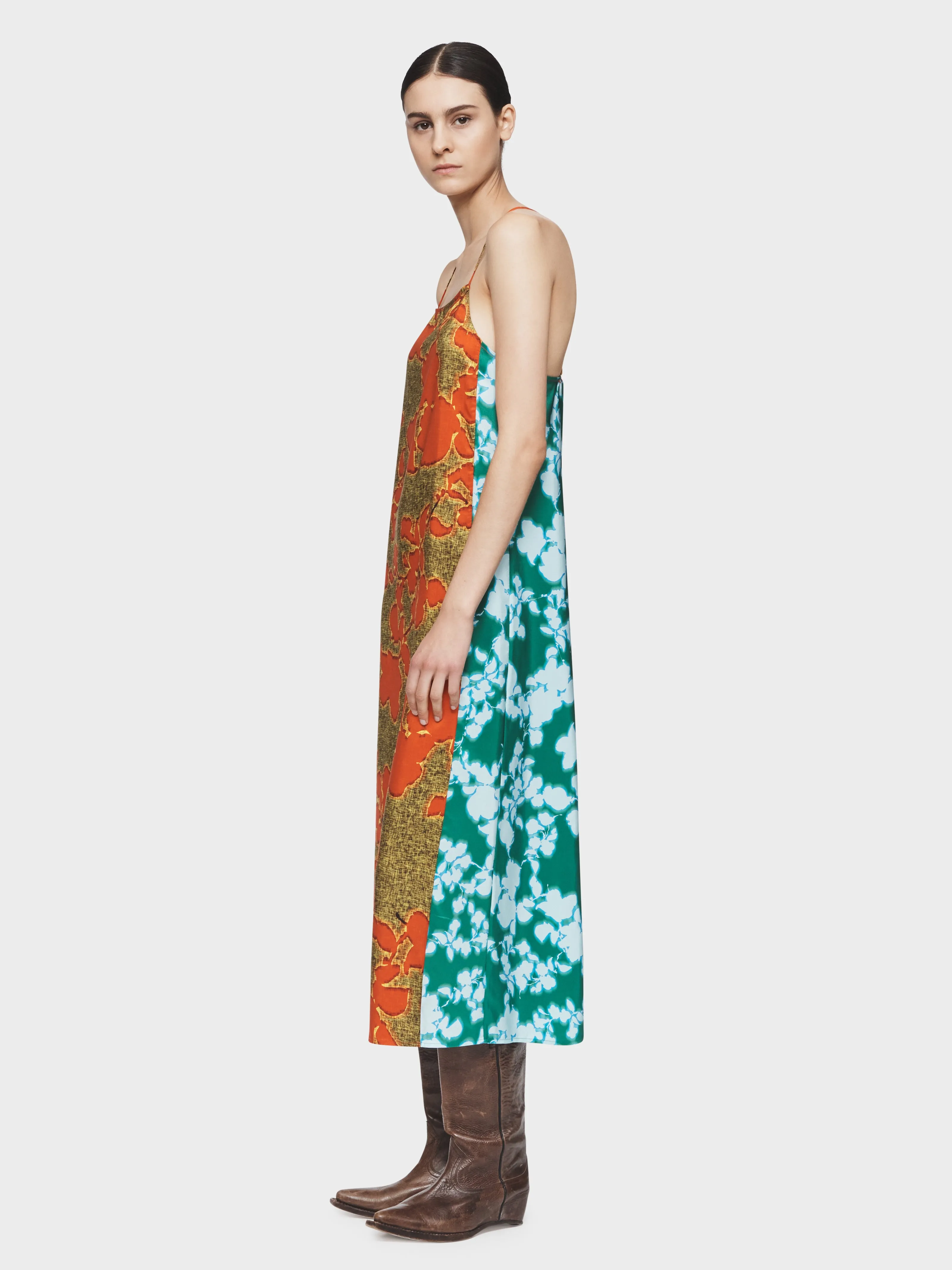 Contrast Floral Slip Dress sold by 6397 product image thumbnail 2