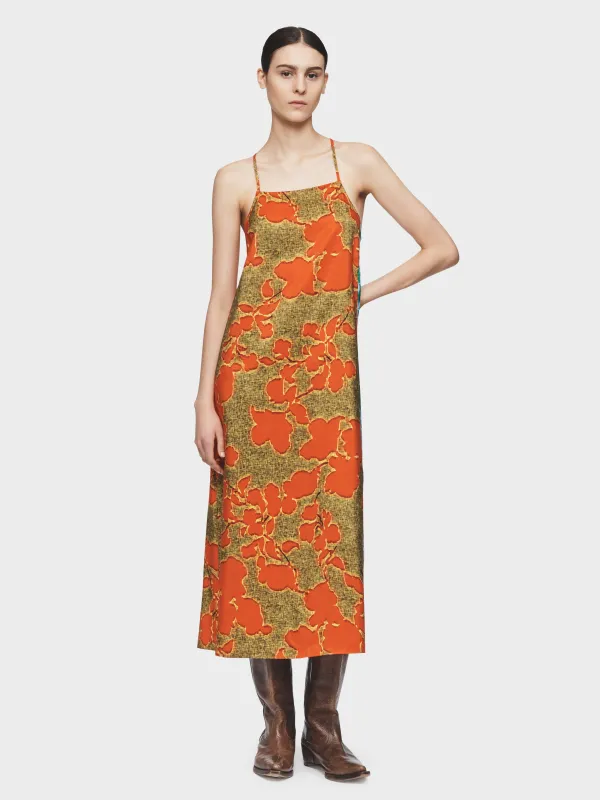 Contrast Floral Slip Dress made by 6397