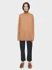 Slouchy T-Neck in Camel sold by 6397