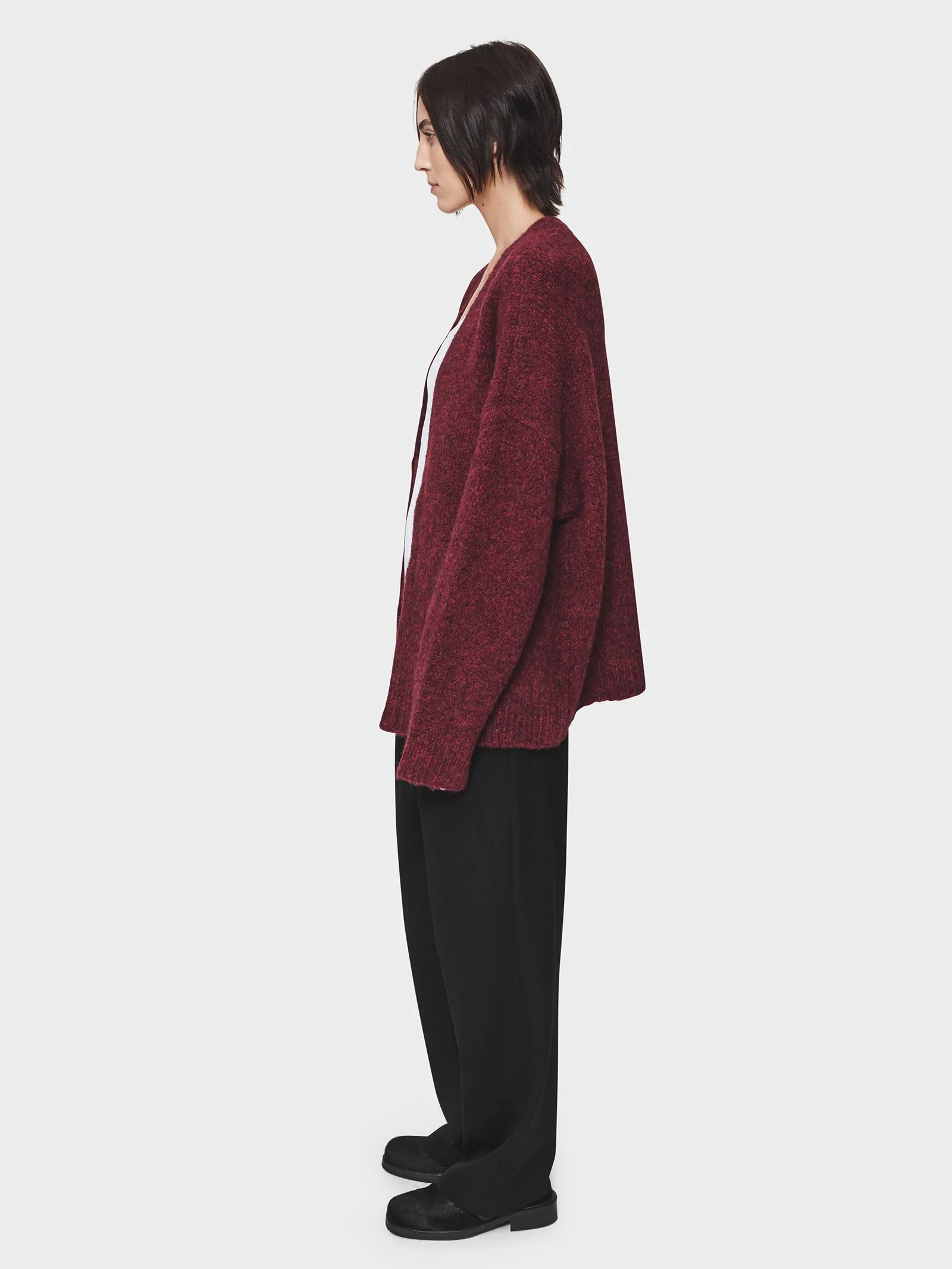 Cozy Cardigan in Red Black sold by 6397 product image thumbnail 2