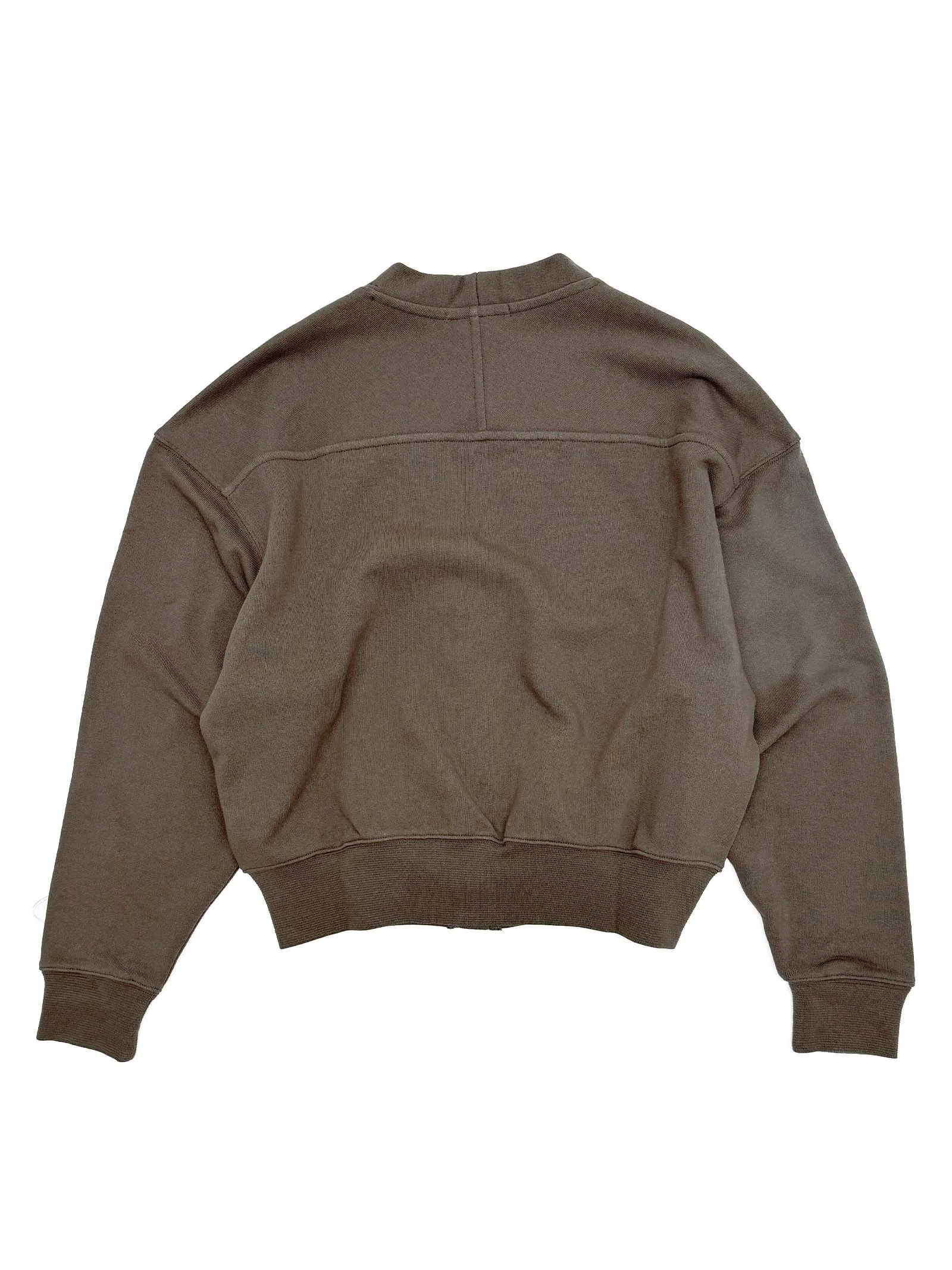 Sweatshirt Cardigan in Washed Bark sold by 6397 product image thumbnail 4