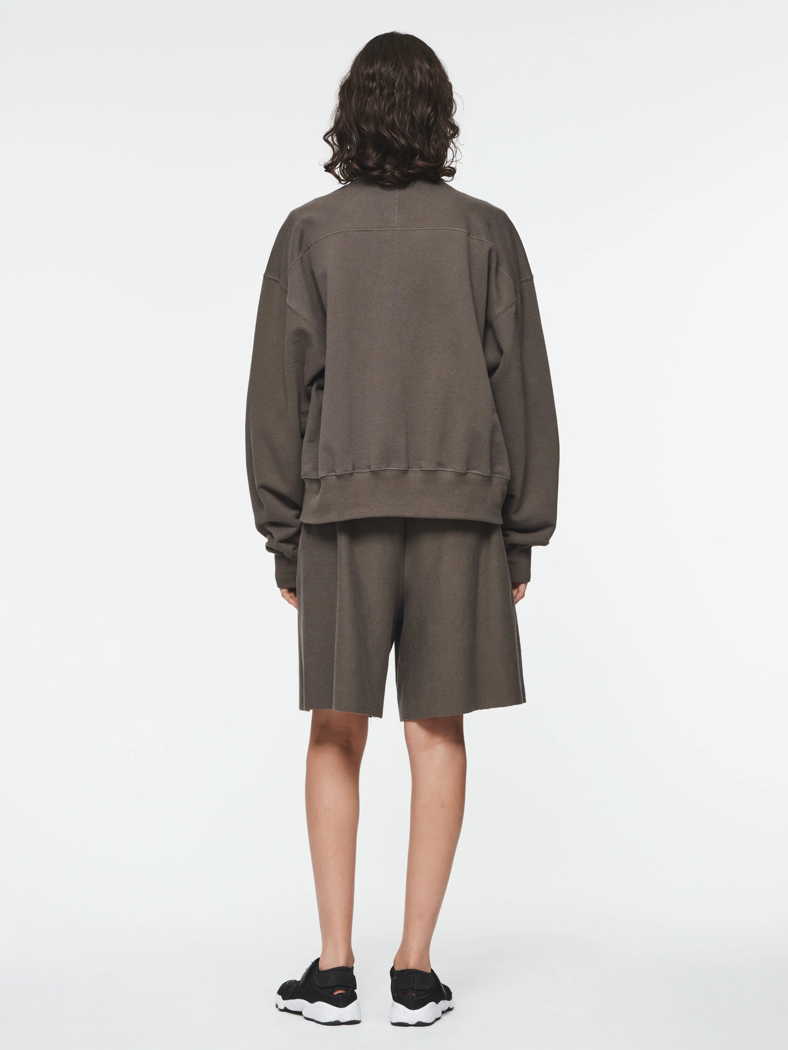 Sweatshirt Cardigan in Washed Bark sold by 6397 product image thumbnail 2