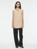Sleeveless Buttondown Shirt in Nude sold by 6397