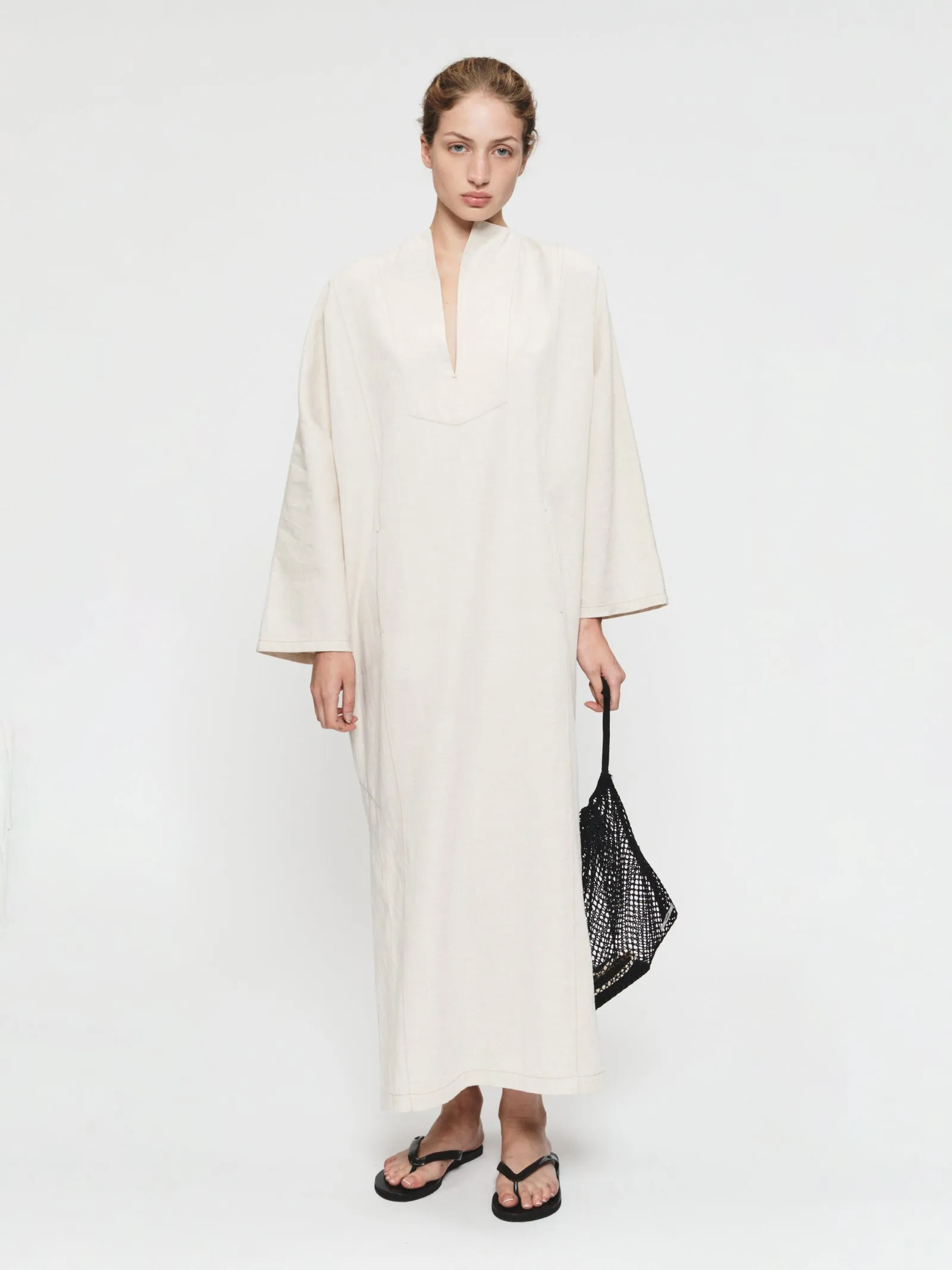 Minimalist Kaftan in Natural sold by 6397 product image thumbnail 2