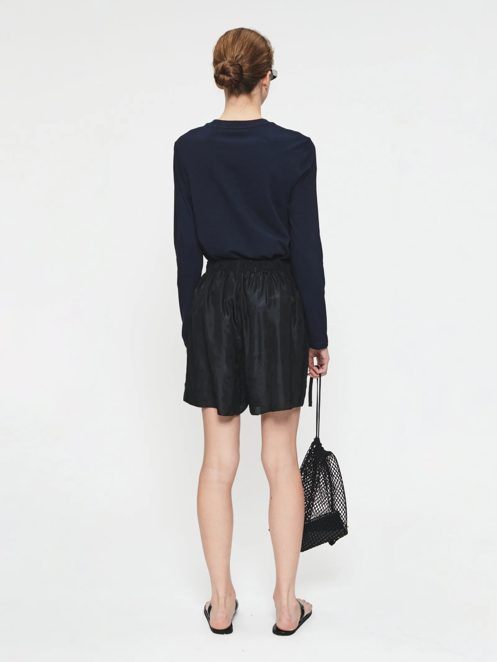 Embroidered Dot Boxers Black sold by 6397 product image thumbnail 3