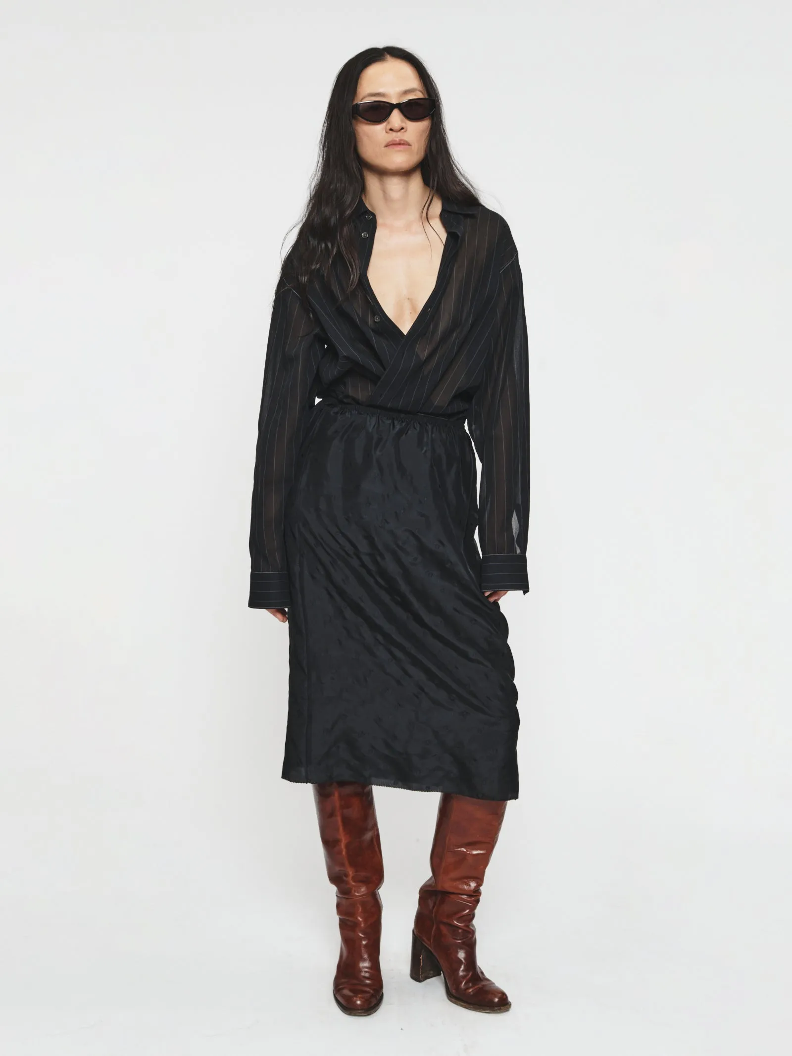 Embroidered Slip Skirt Black sold by 6397 product image thumbnail 2