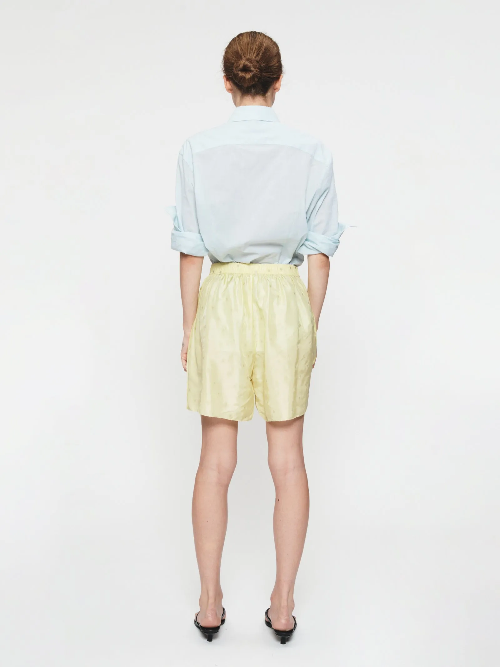 Embroidered Dot Boxers Chamomile sold by 6397 product image thumbnail 3