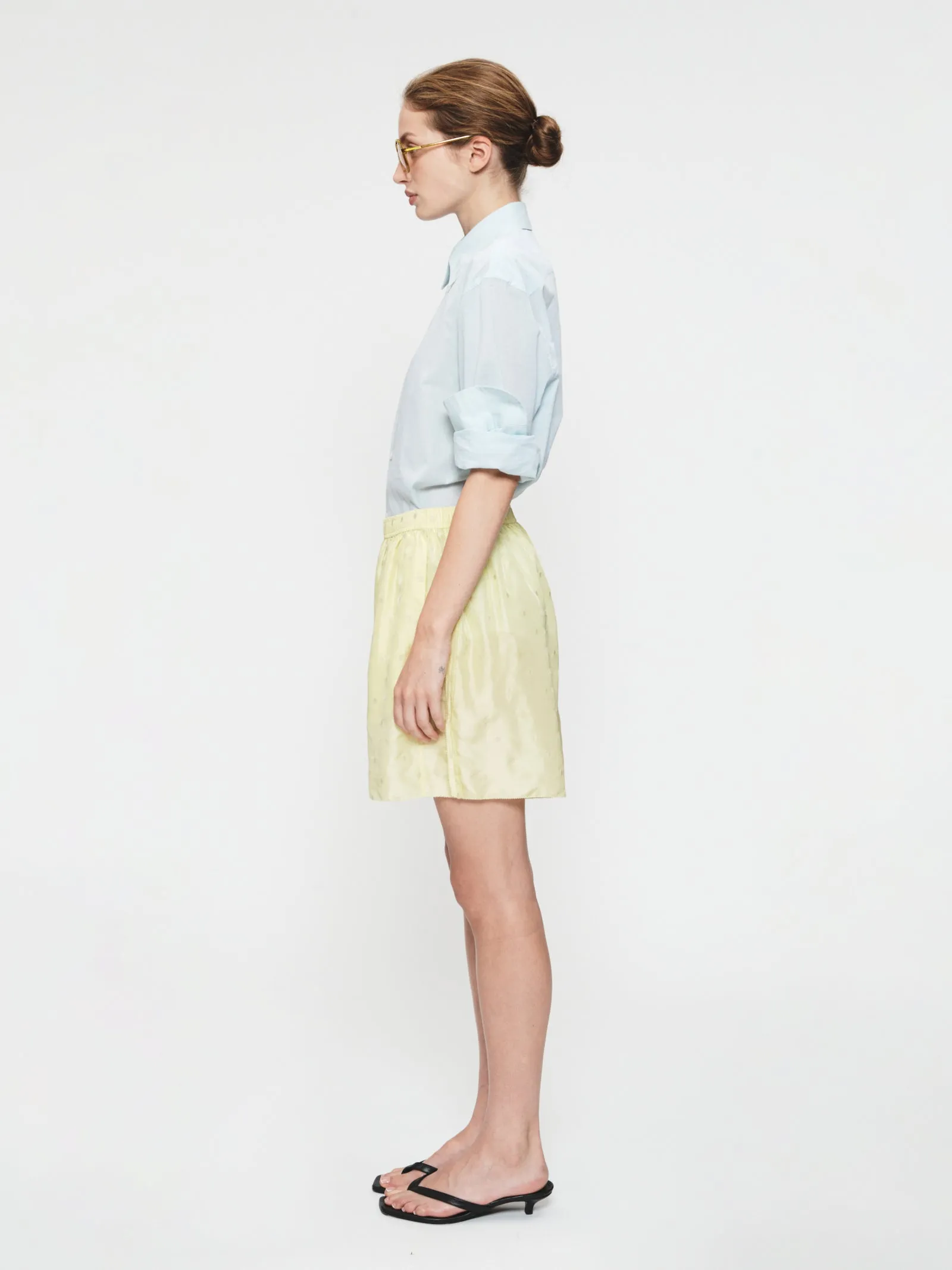 Embroidered Dot Boxers Chamomile sold by 6397 product image thumbnail 2