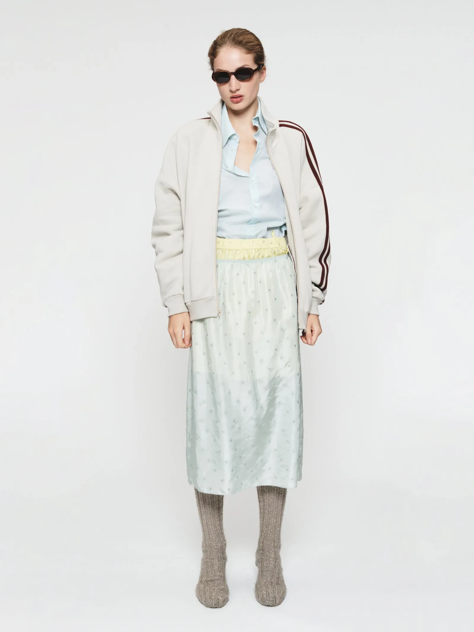 Fleecy Track Zip Up Putty sold by 6397 product image thumbnail 4