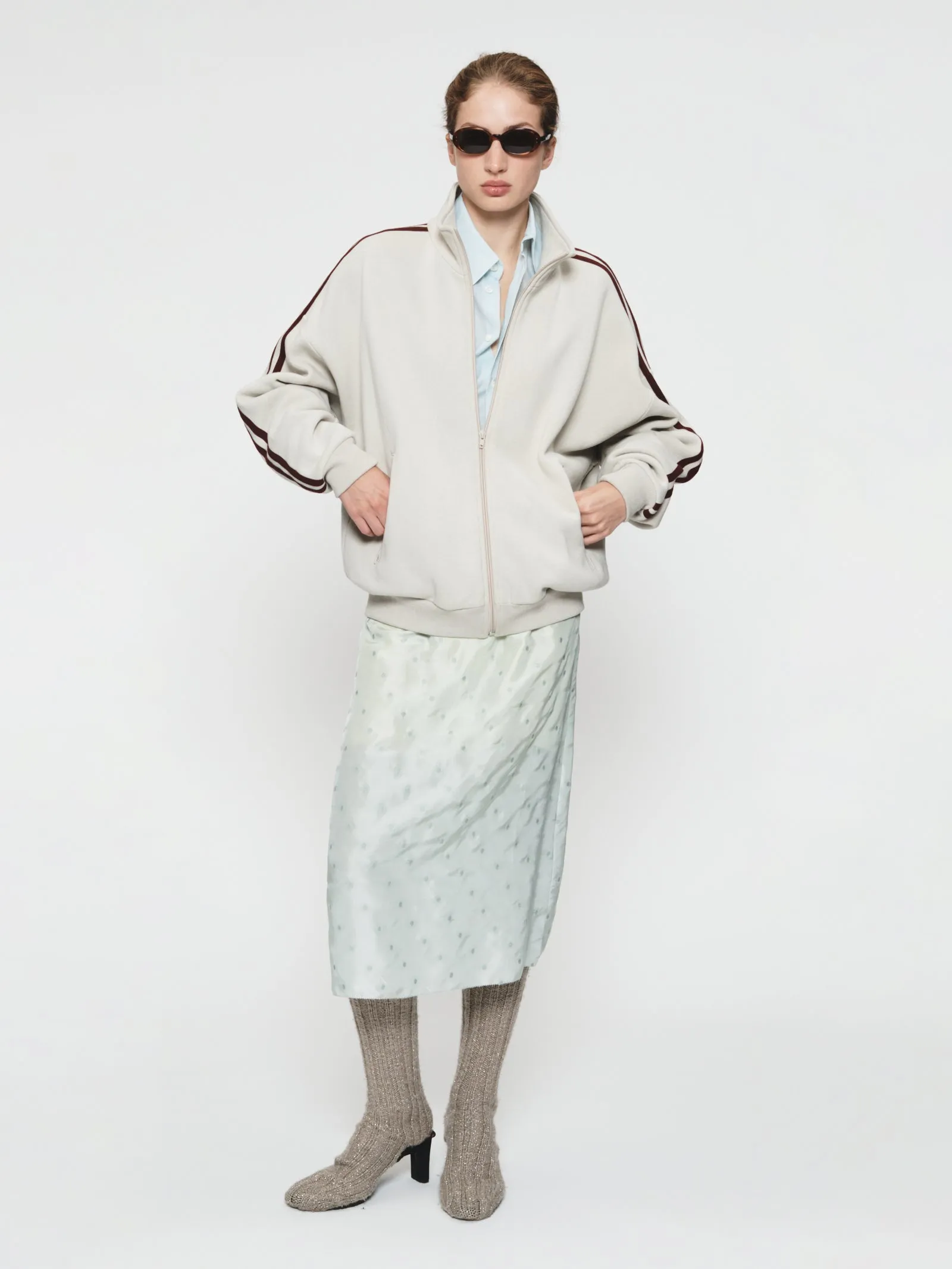 Fleecy Track Zip Up Putty sold by 6397 product image thumbnail 2