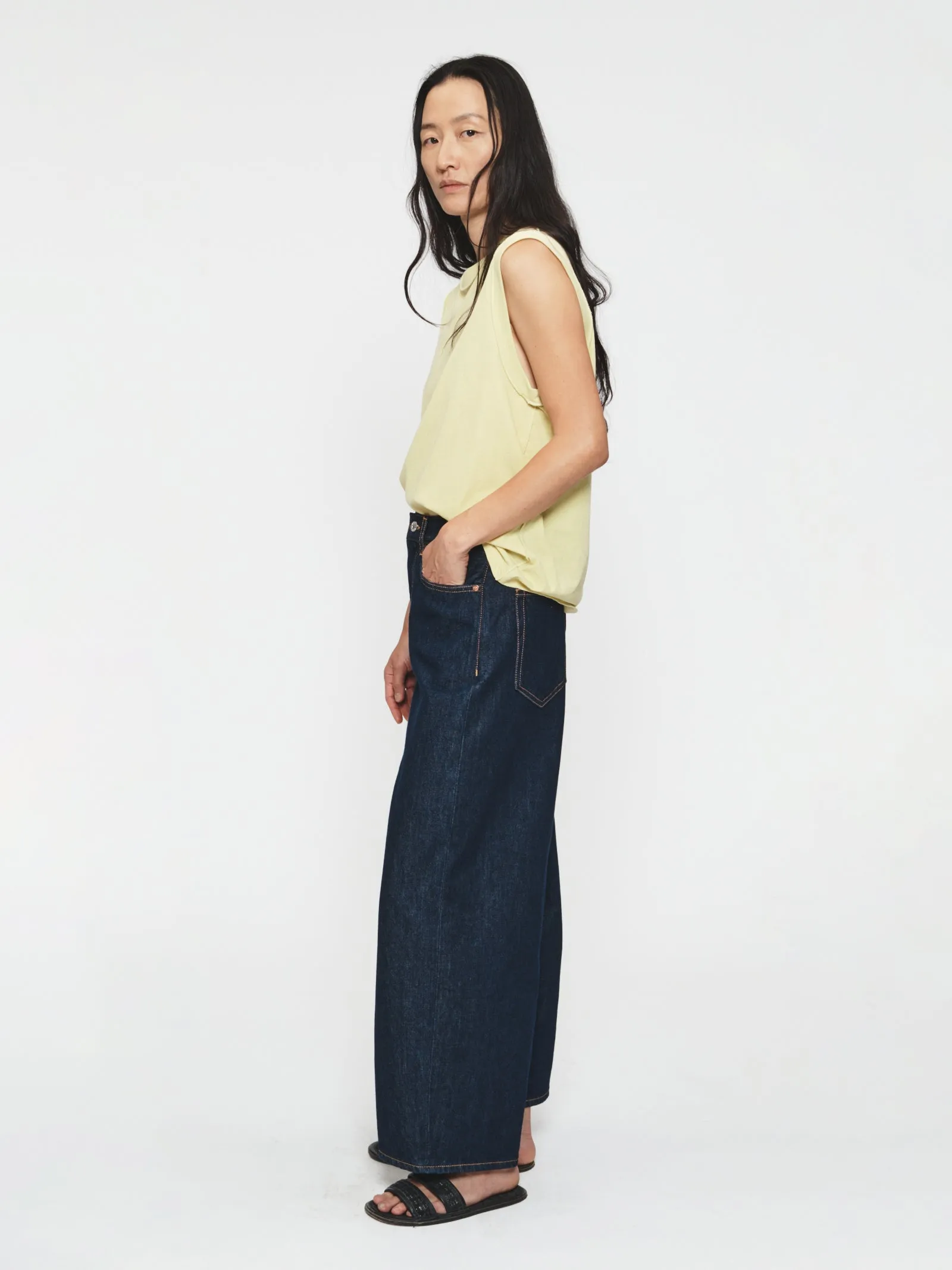 Cropped Roomy Jean Rinsed Raw sold by 6397 product image thumbnail 2