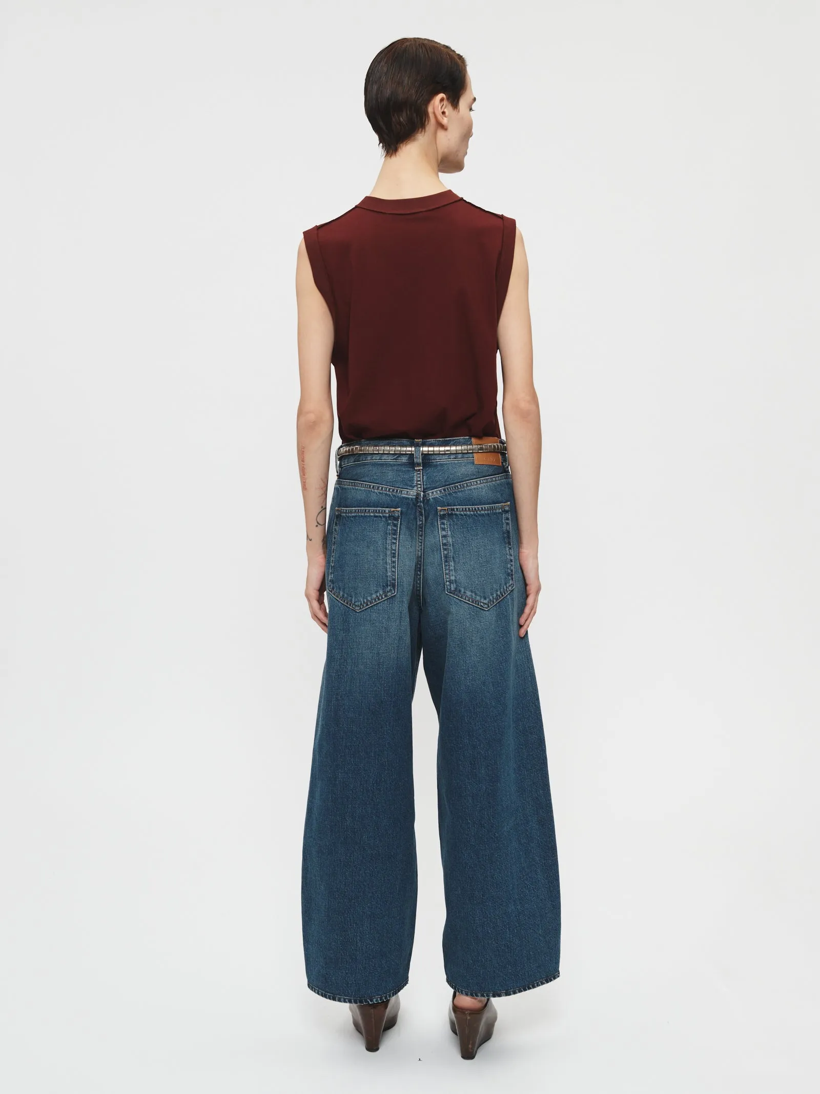 Cropped Roomy Jean Heirloom Blue sold by 6397 product image thumbnail 3
