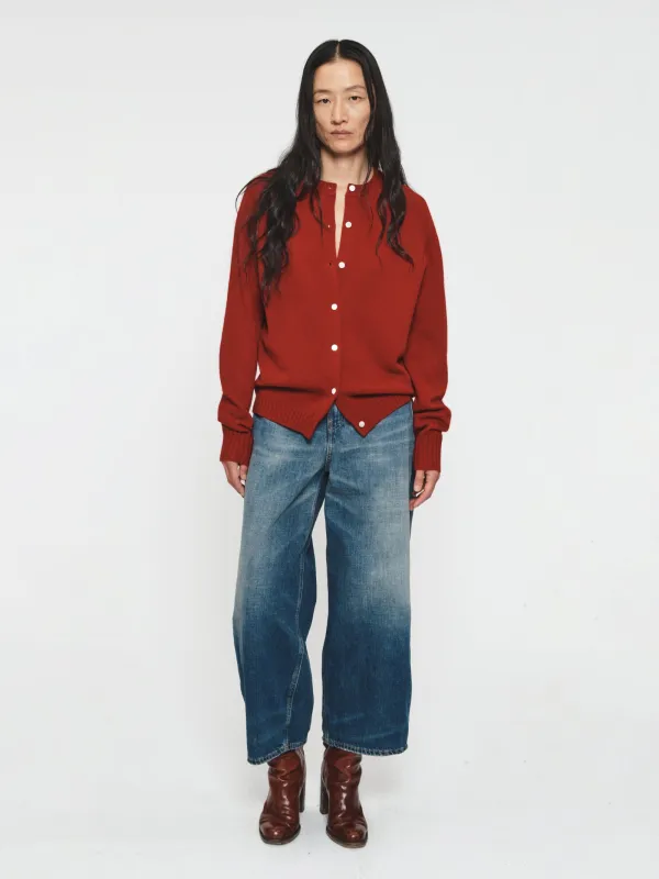 High Crew Cardigan Ruby made by 6397