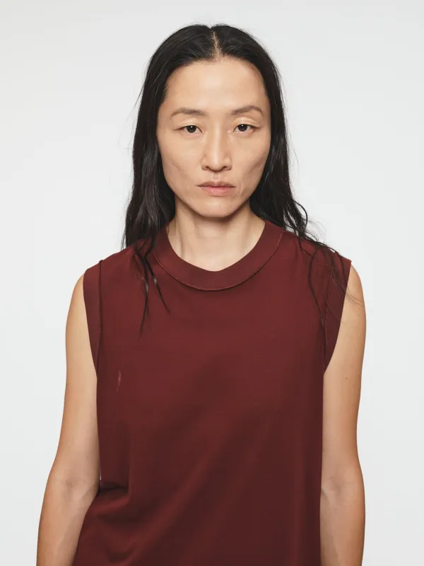 Inside Out Tank Bordeaux sold by 6397