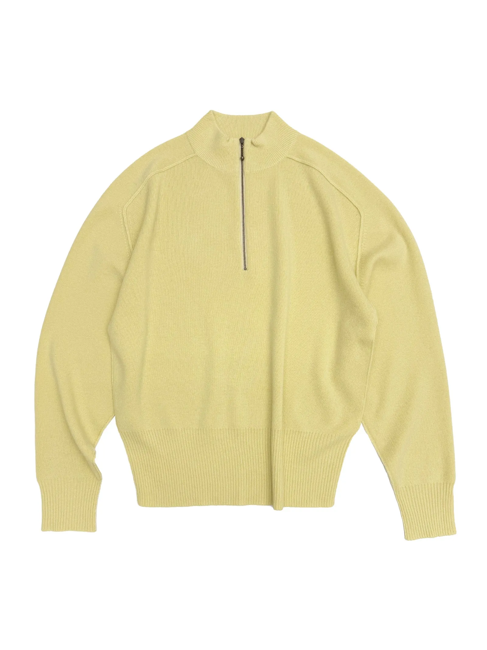 Half Zip Saddle Sweater Chamomile sold by 6397 product image thumbnail 4