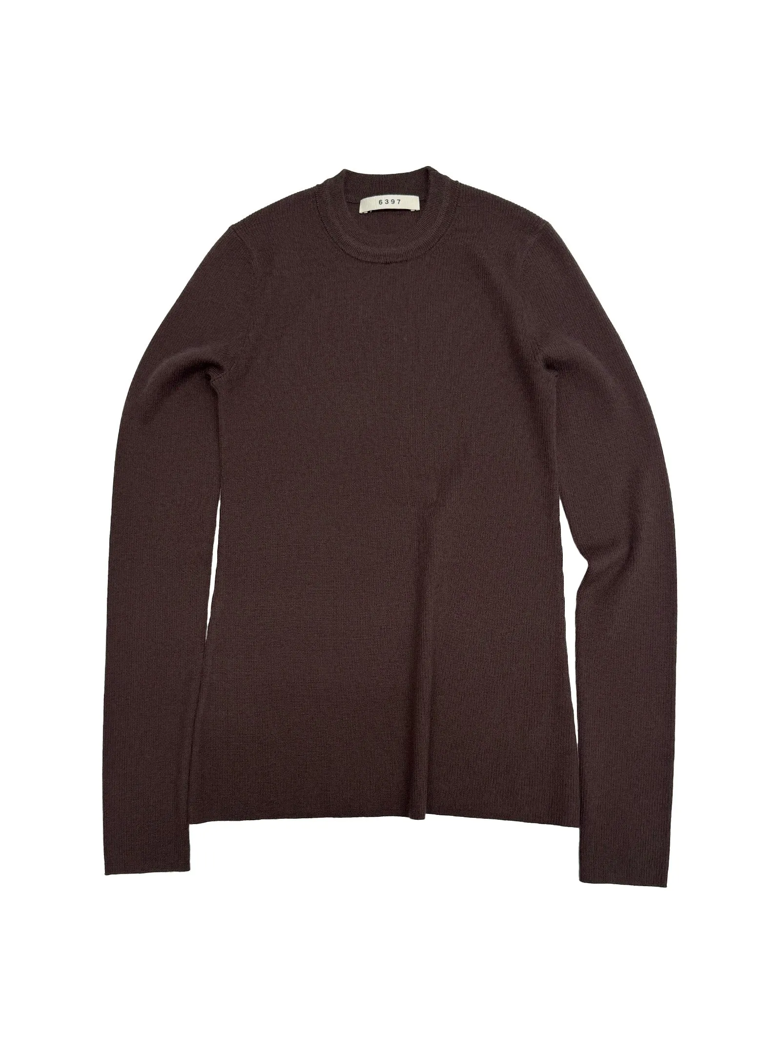 L/S Rib Crew Espresso sold by 6397 product image thumbnail 4