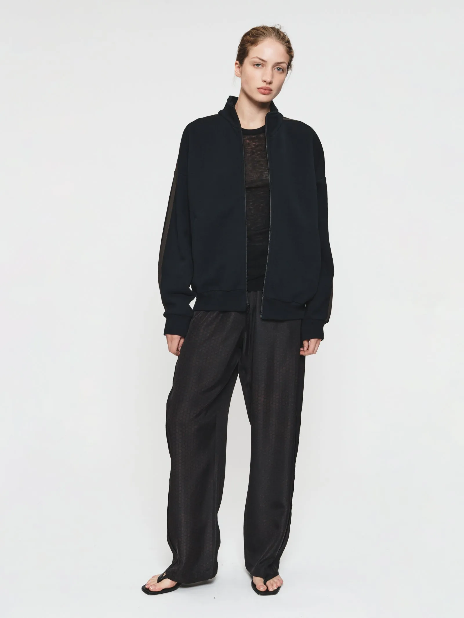 Fleecy Track Zip Up Black sold by 6397 product image thumbnail 2