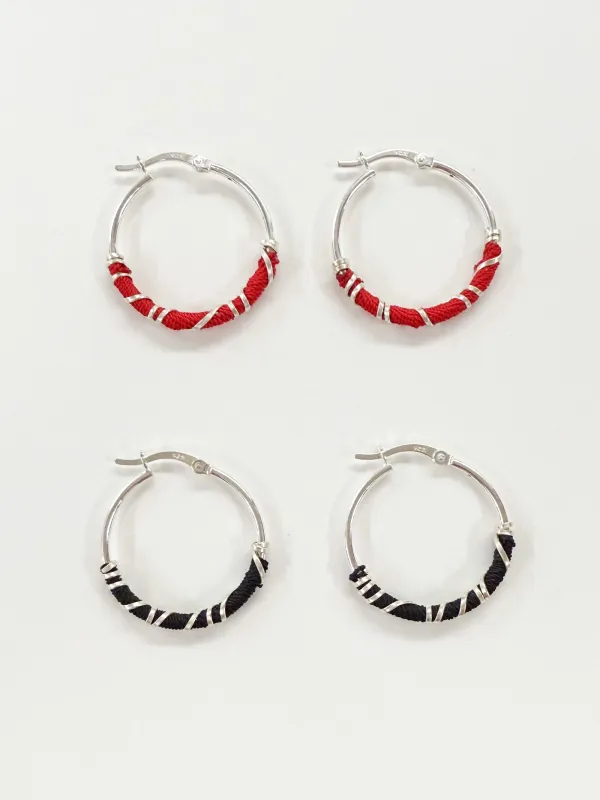 6397 x Alyssa Norton Medium Hoops made by 6397