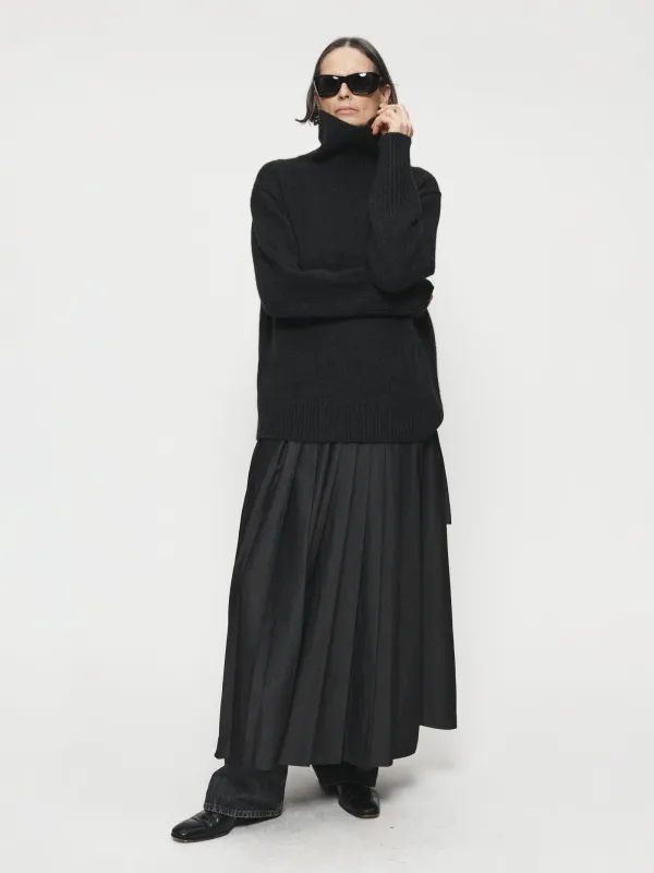 High Neck Long Sleeve Charcoal sold by 6397