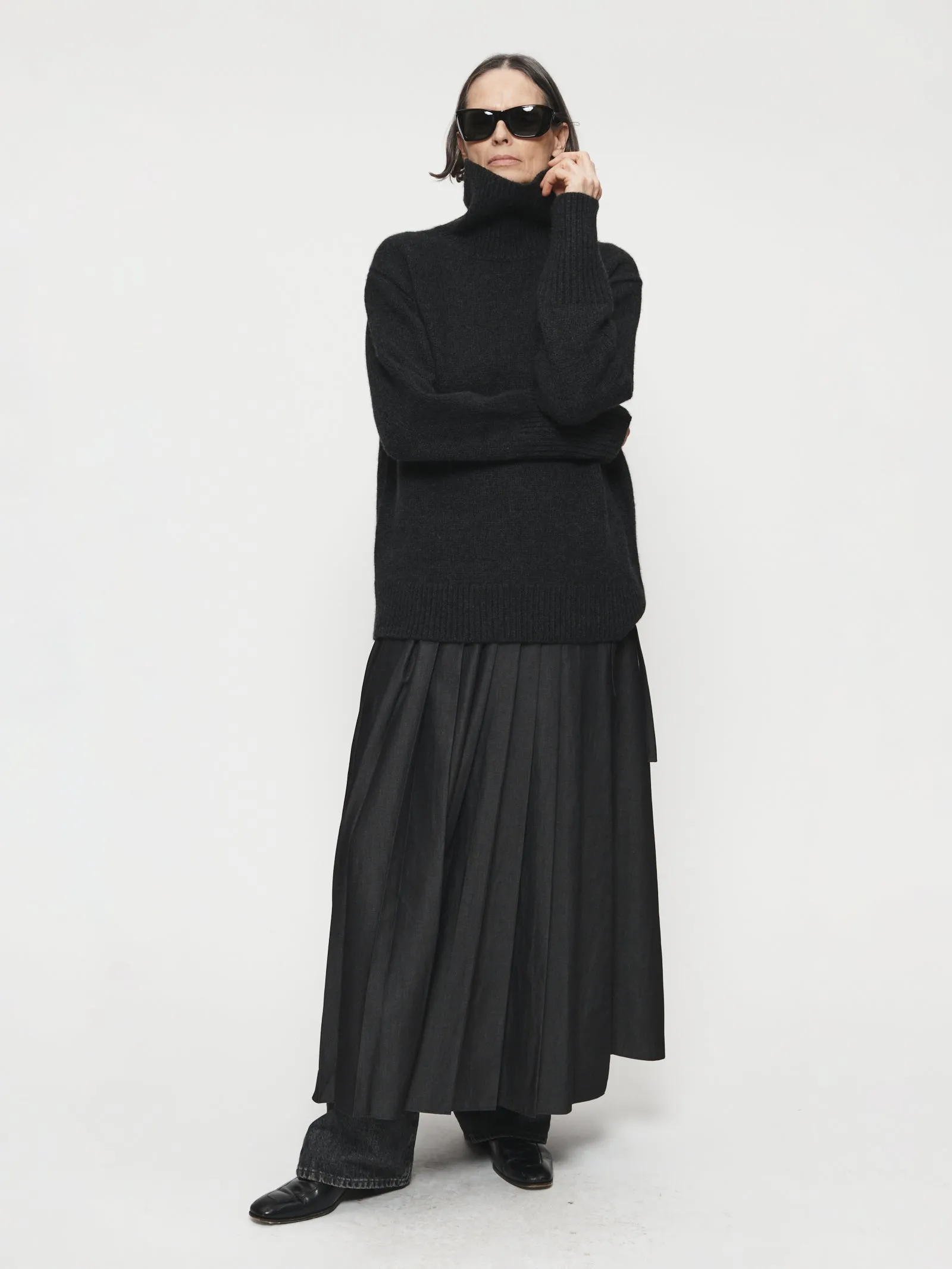 High Neck Long Sleeve Charcoal sold by 6397