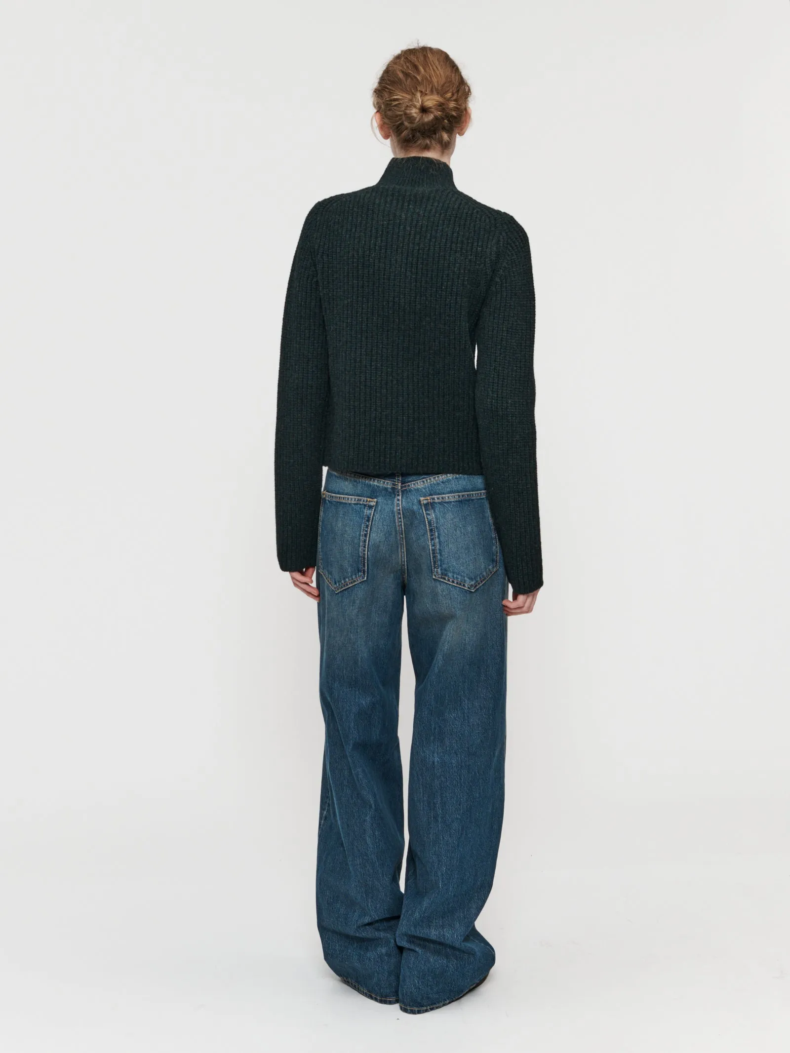 High Neck Zip Up Black Pine sold by 6397 product image thumbnail 4