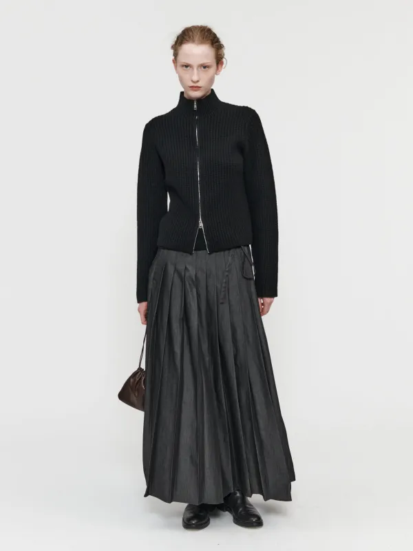 High Neck Zip Up Black sold by 6397