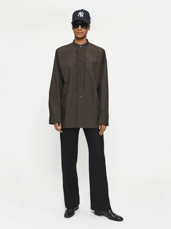 Minimalist Tuxedo Shirt Mink sold by 6397