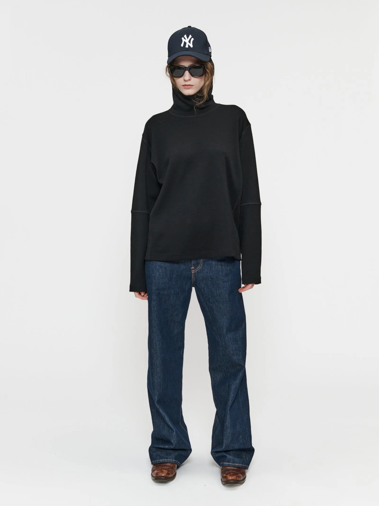 Coverstitch Snood Hood Black sold by 6397