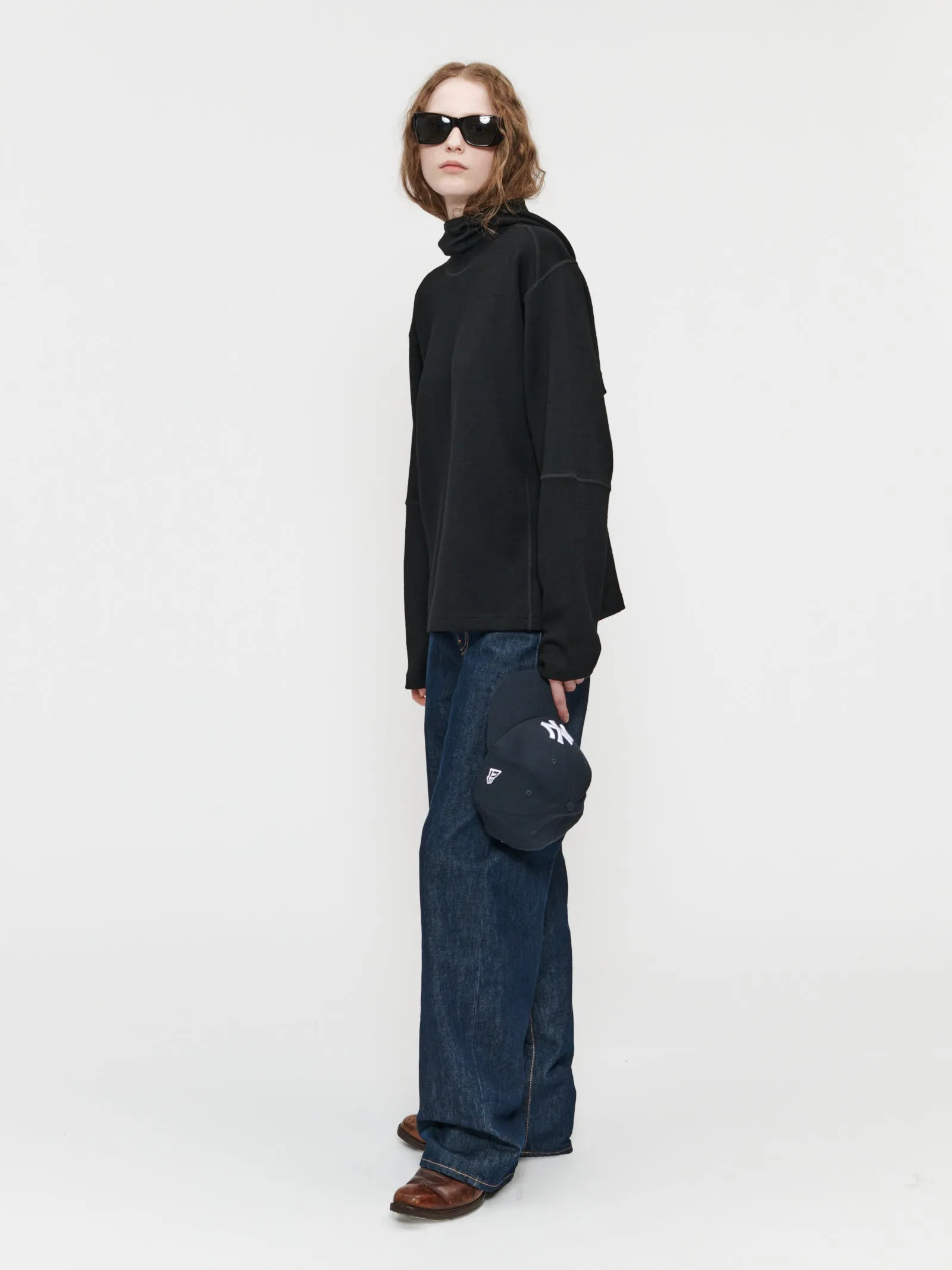 Coverstitch Snood Hood Black sold by 6397 product image thumbnail 4