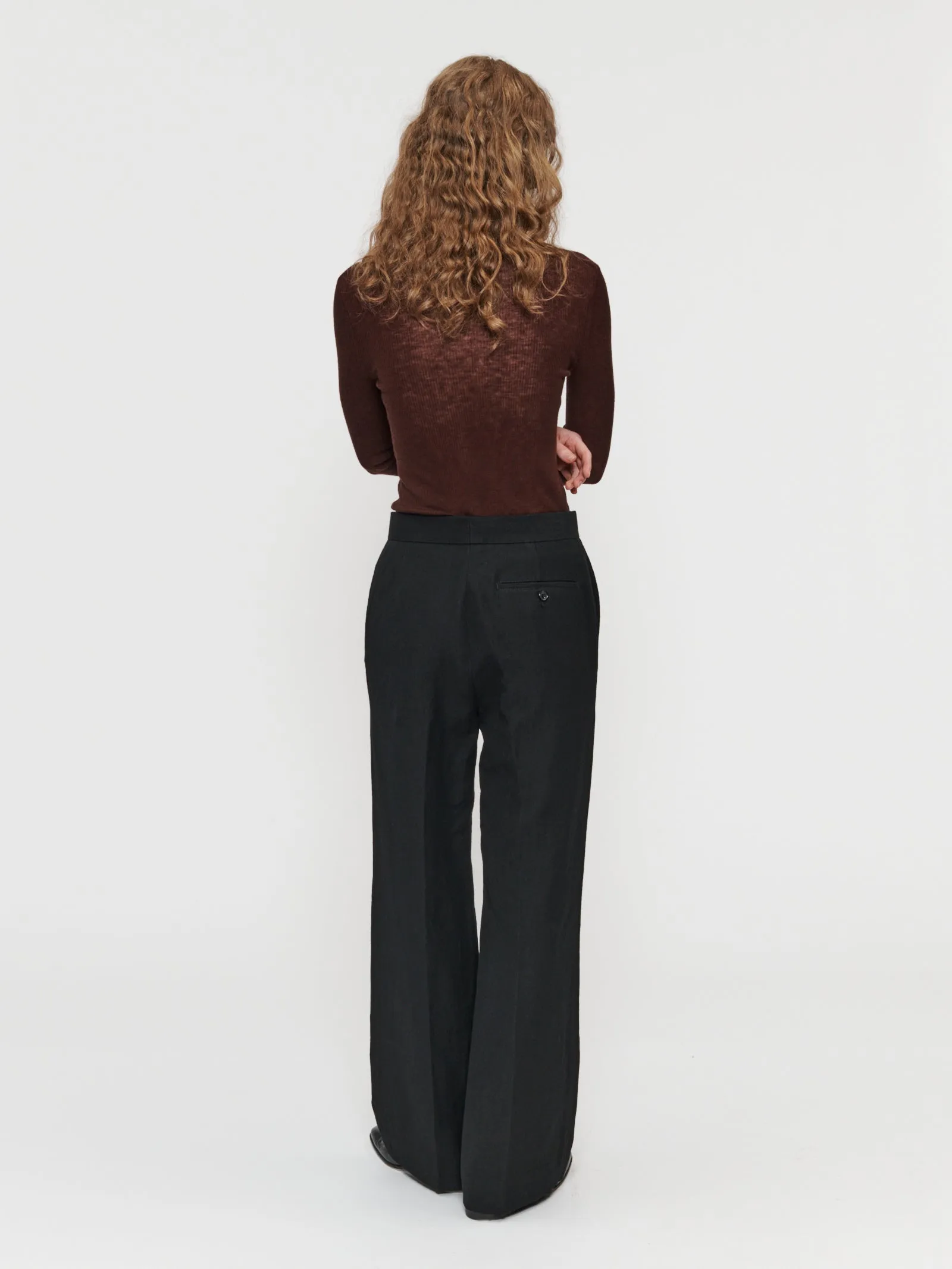 Flat Front Trouser Black sold by 6397 product image thumbnail 3