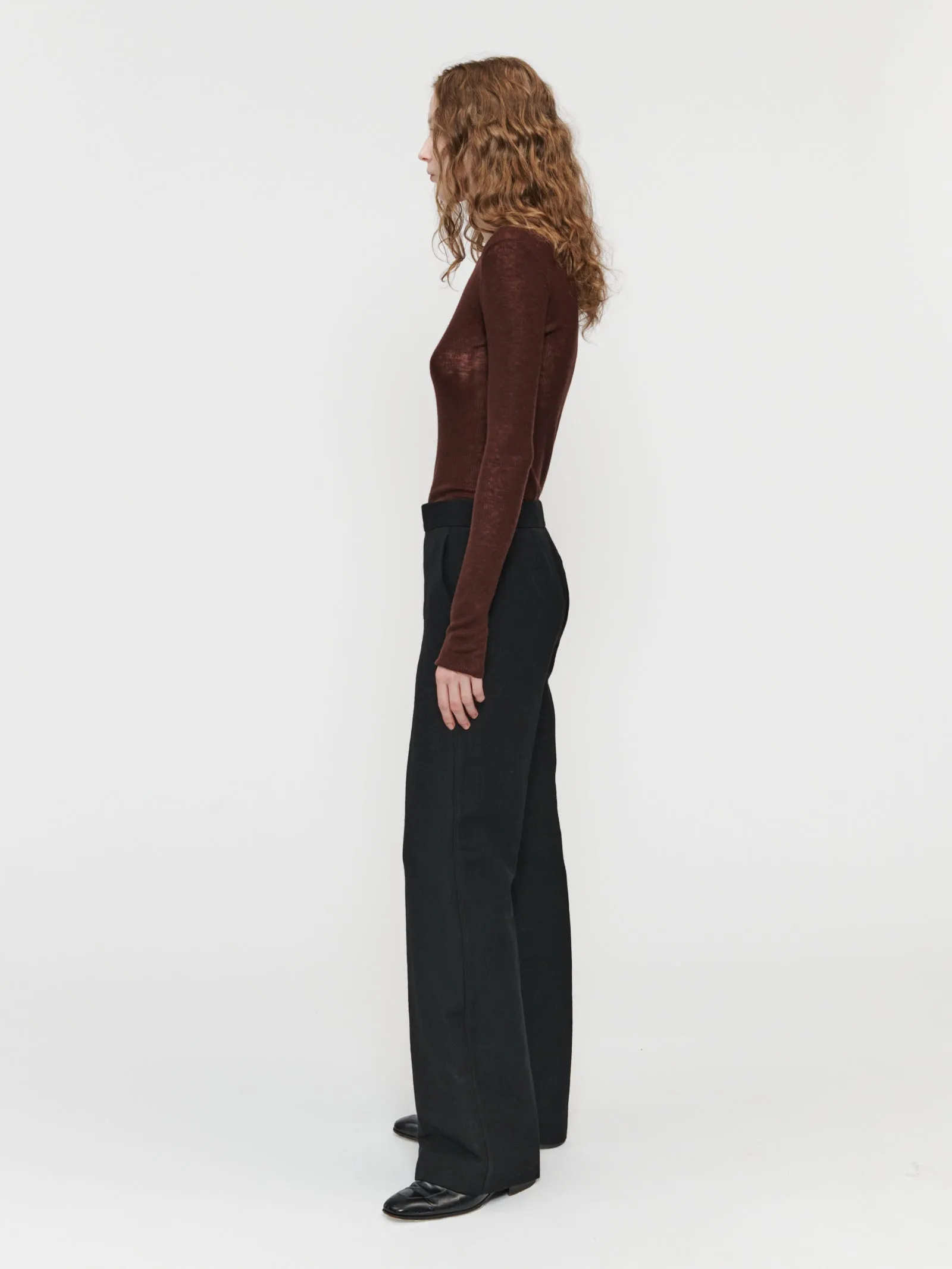 Flat Front Trouser Black sold by 6397 product image thumbnail 2