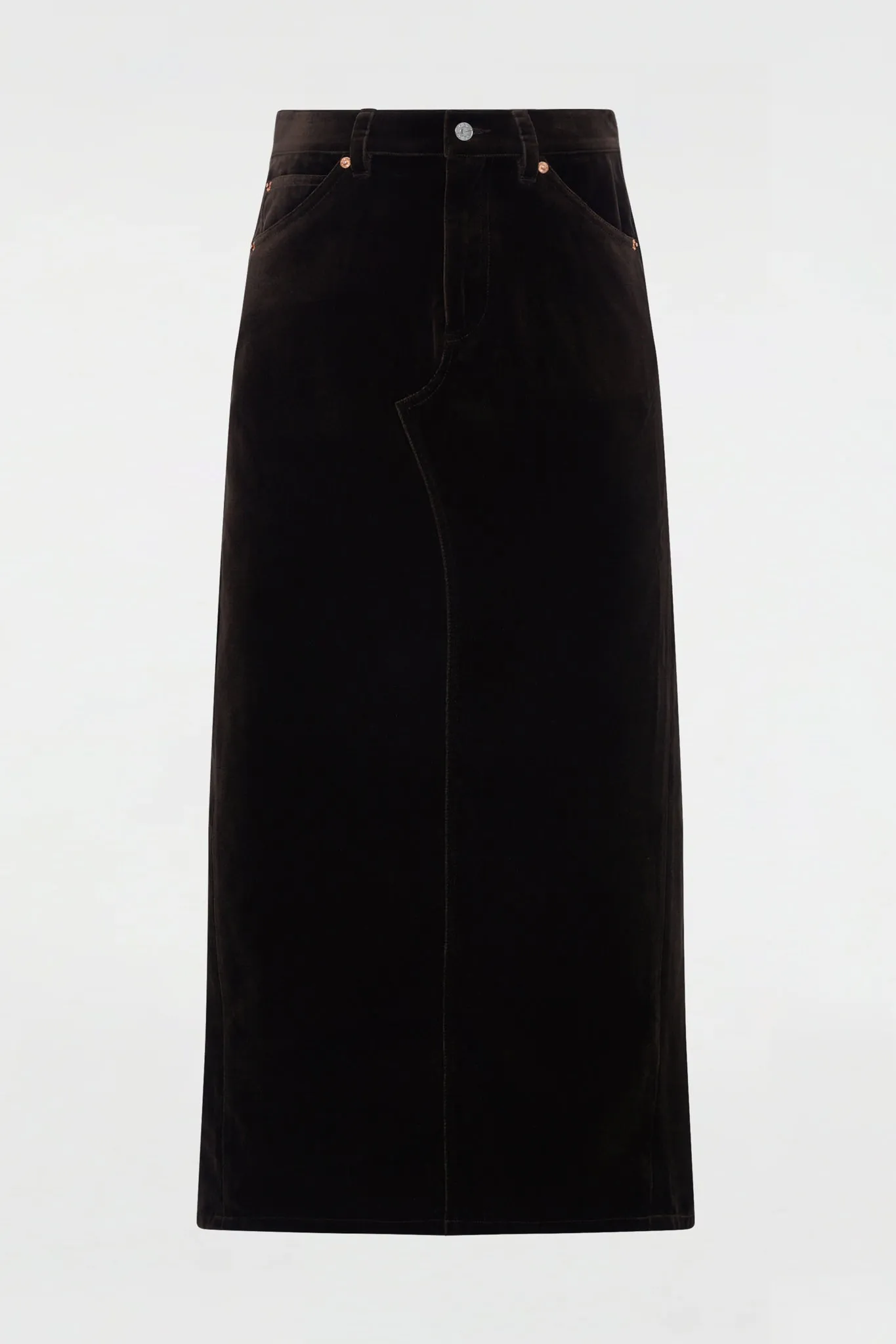 Velvet Long Skirt Mink sold by 6397 product image thumbnail 4
