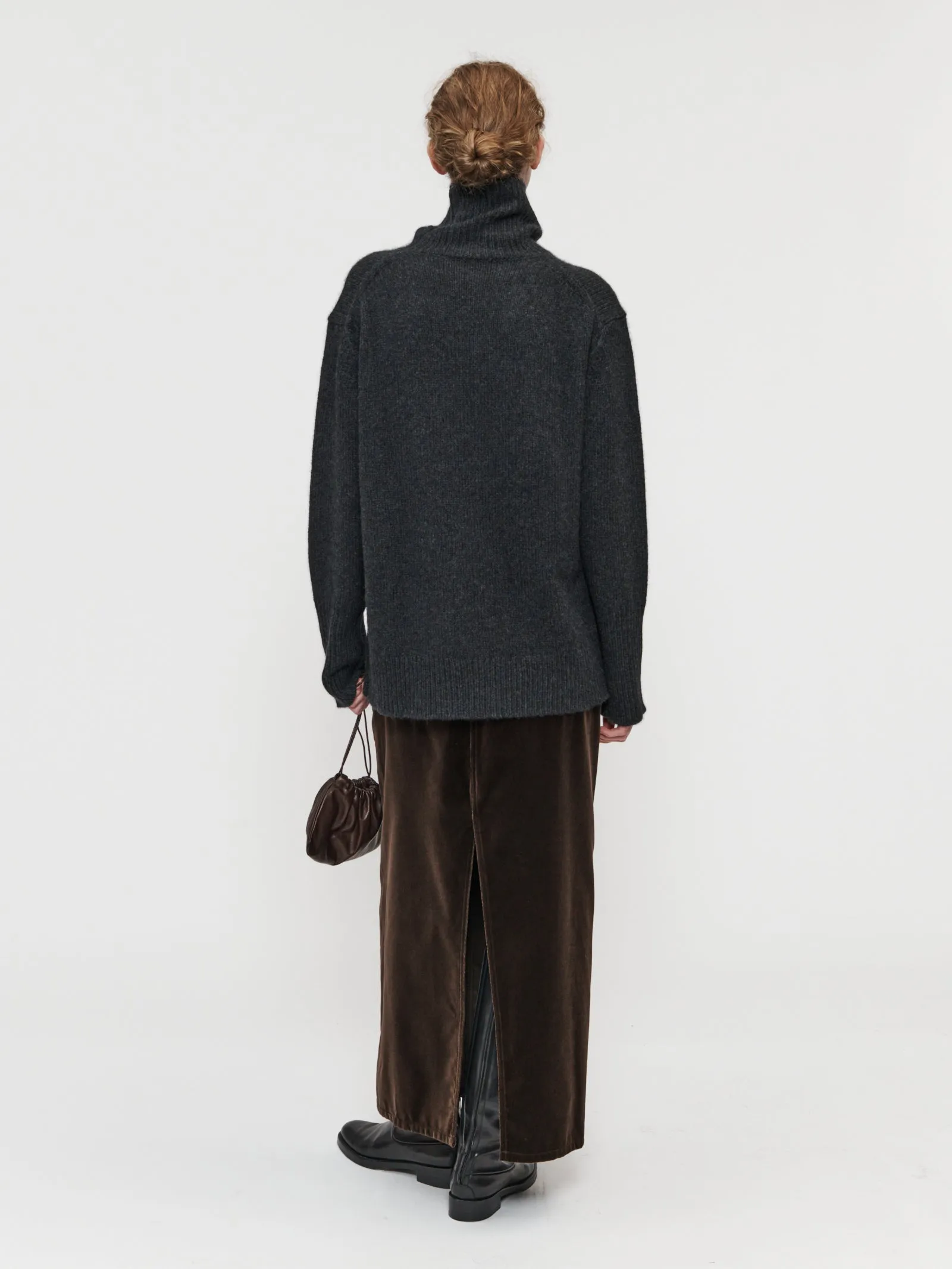 Velvet Long Skirt Mink sold by 6397 product image thumbnail 3